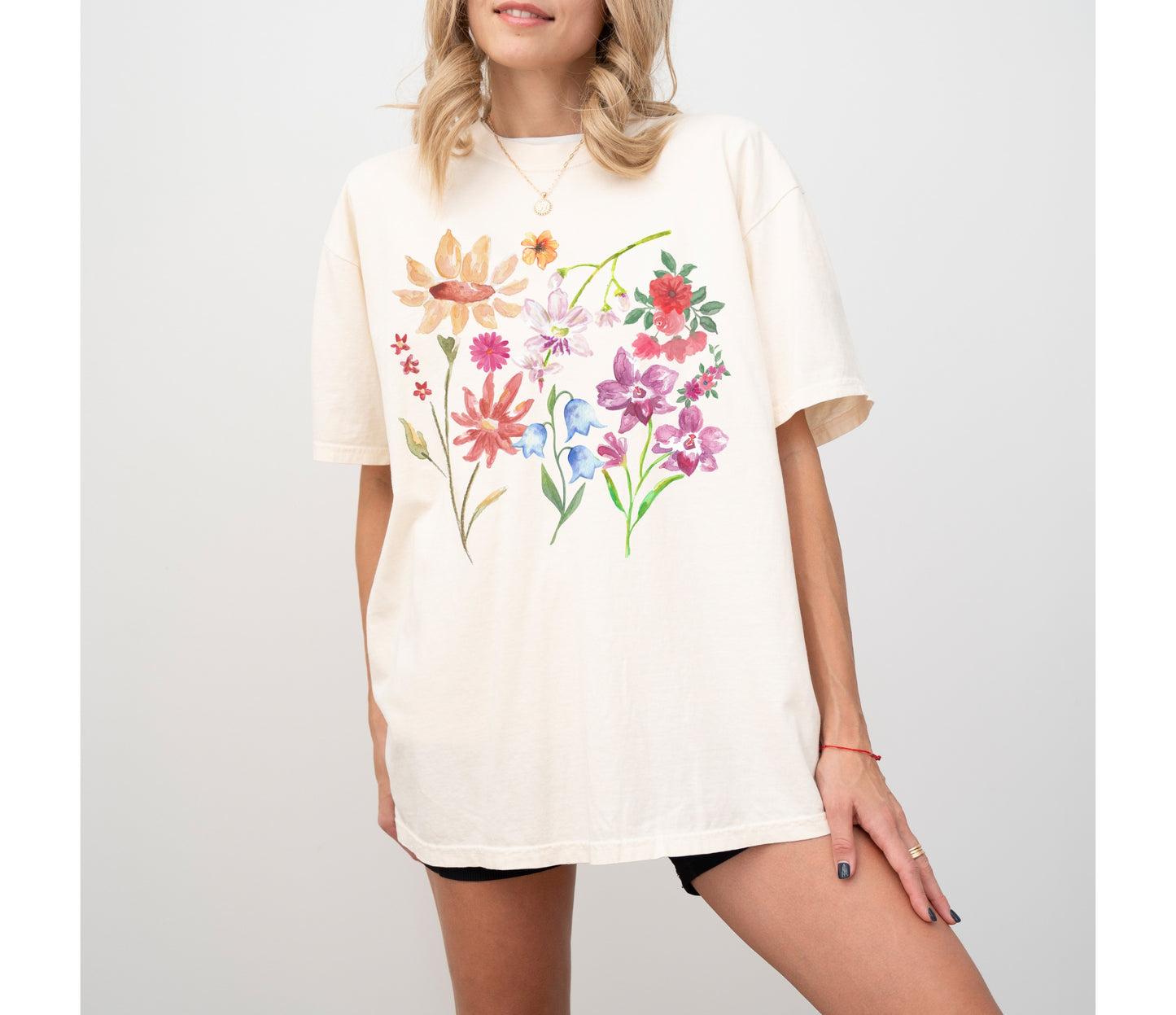 Floral Watercolor Shirt