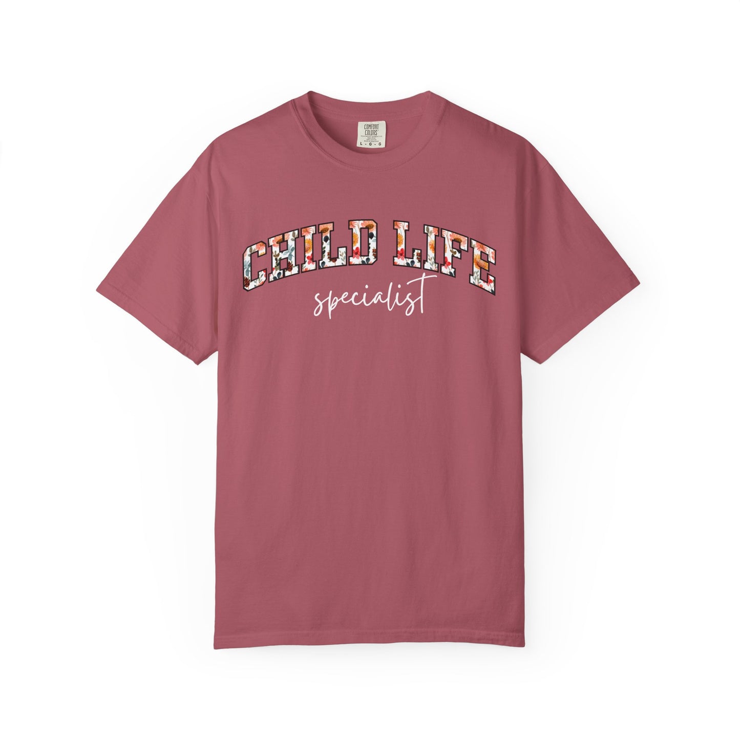 Floral Child Life Specialist Shirt