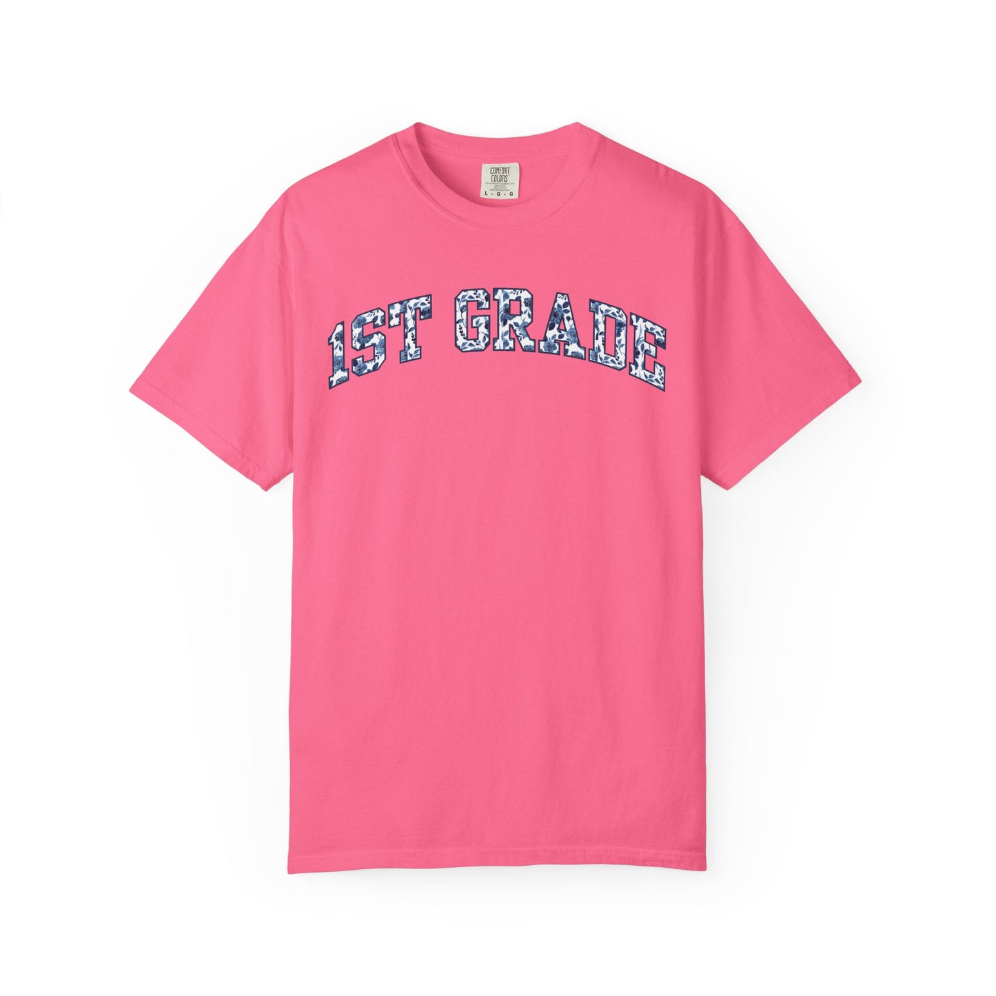 Floral First Grade Teacher Shirt