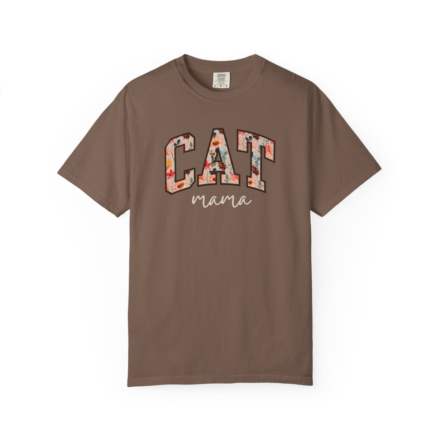 Floral Cat Mama Shirt