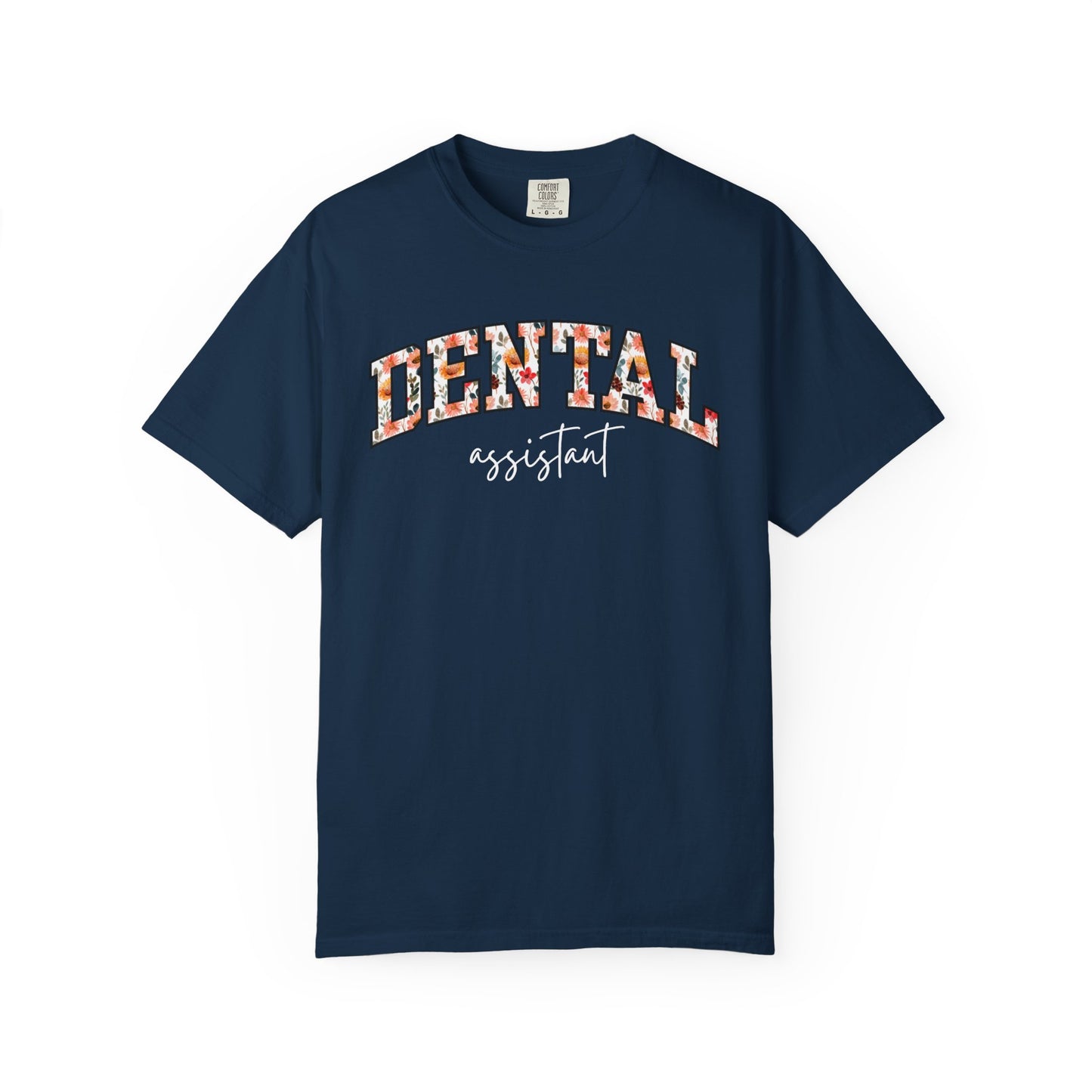Floral Dental Assistant Shirt