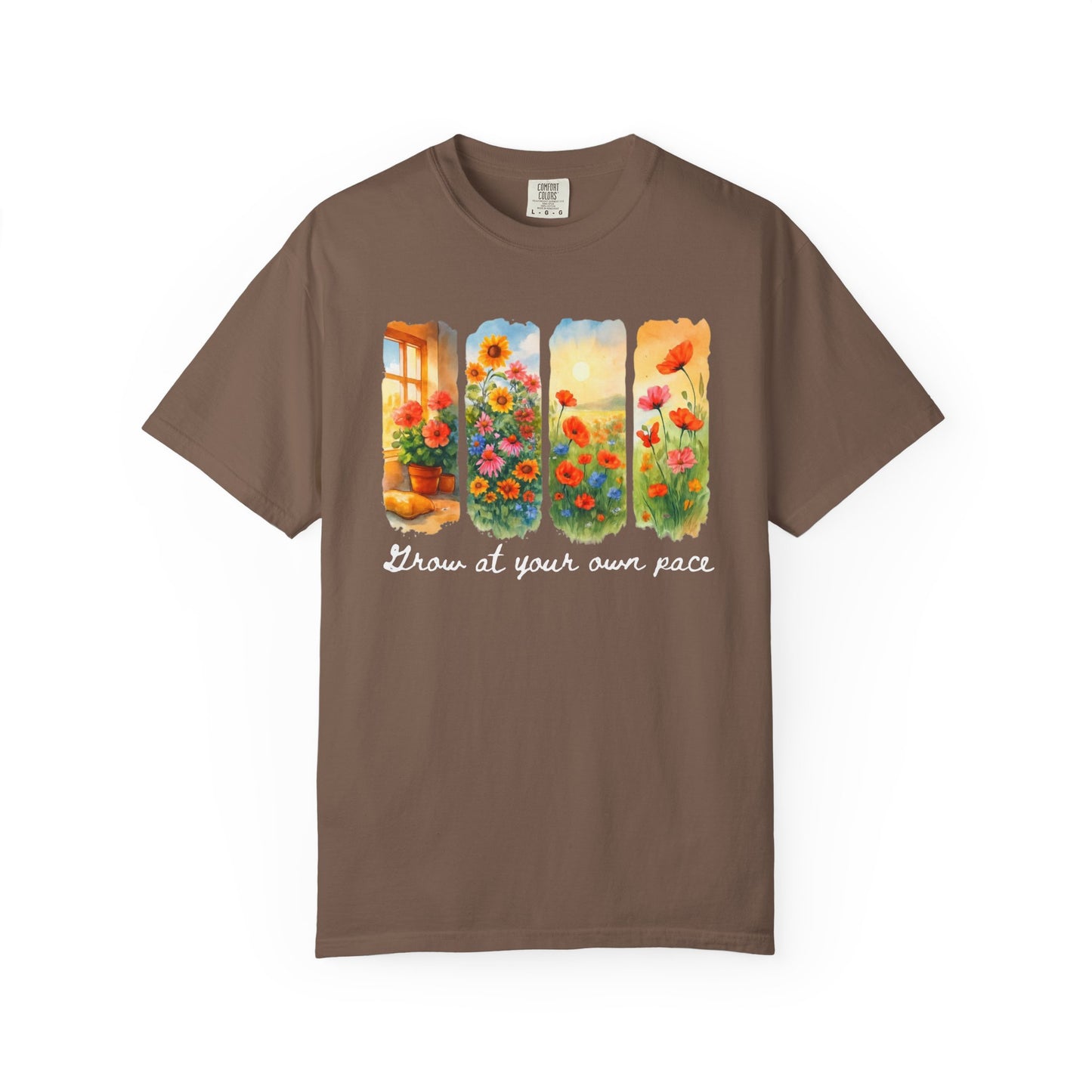 Floral Grow At Your Own Pace Shirt