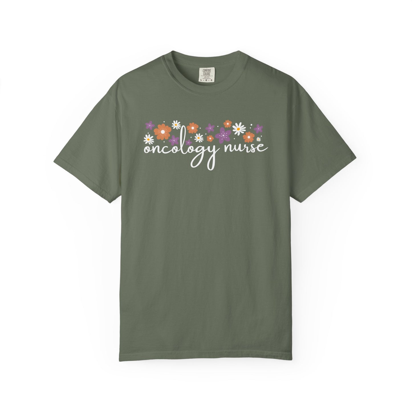 Floral Oncology Nurse Shirt