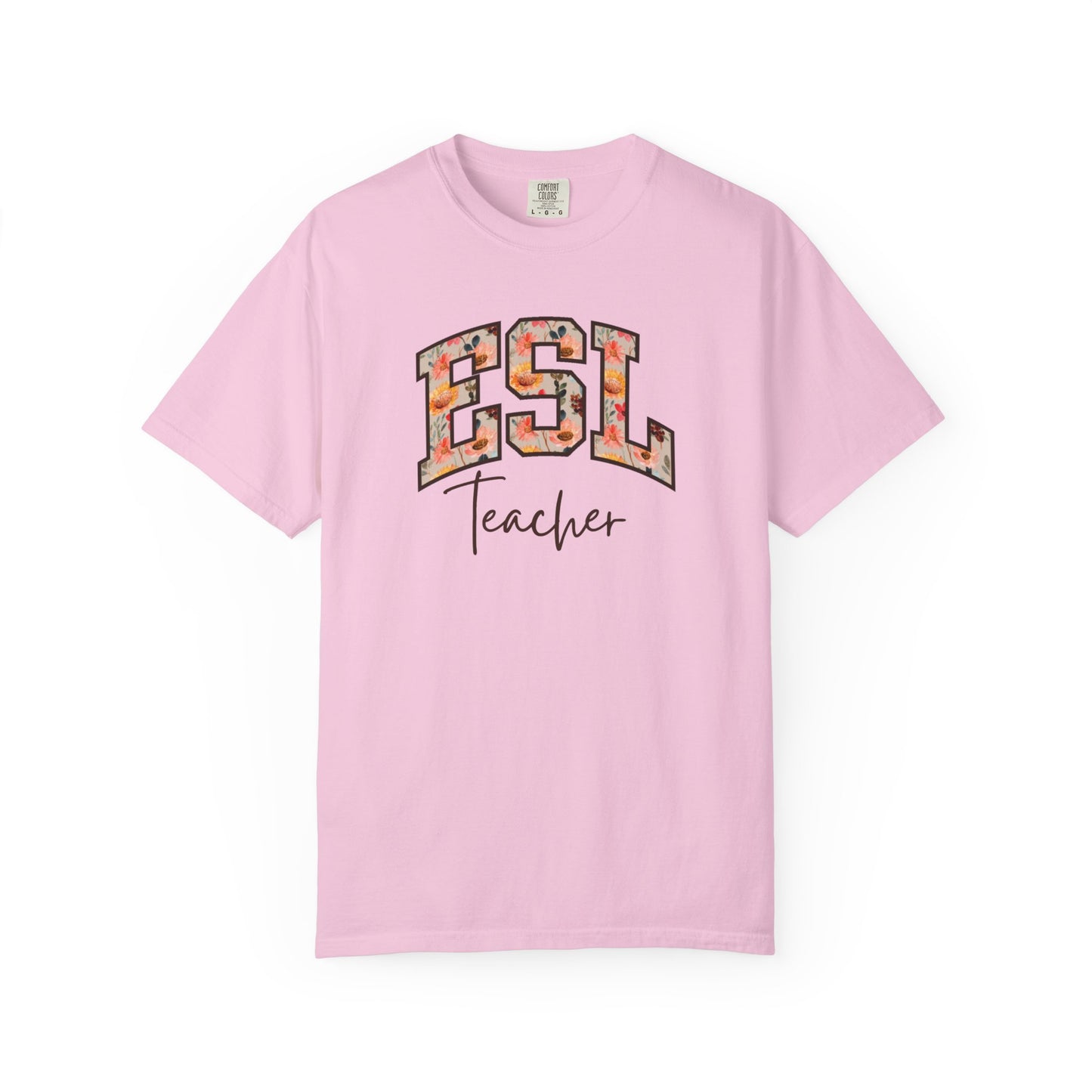 Floral ESL Teacher Shirt