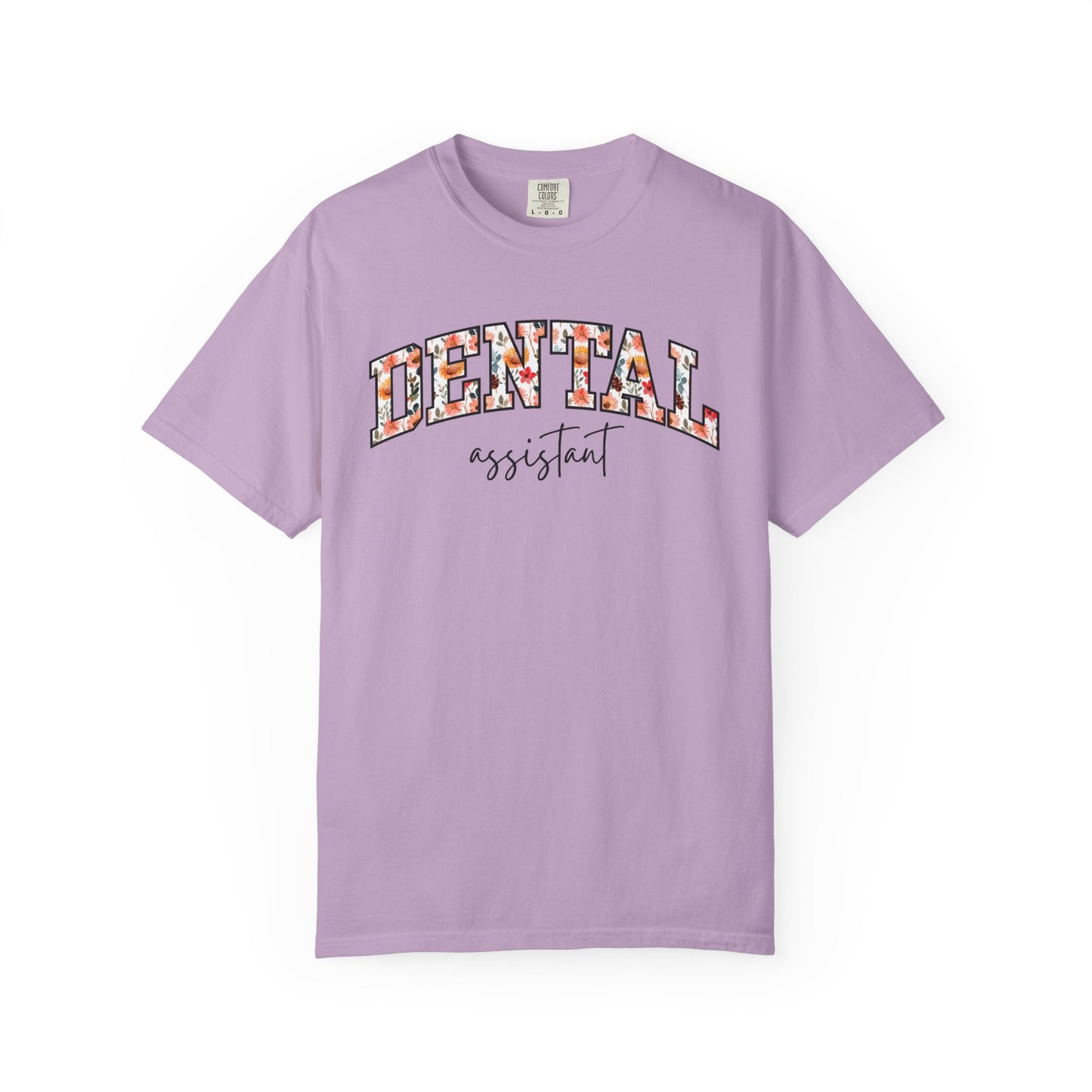 Floral Dental Assistant Shirt