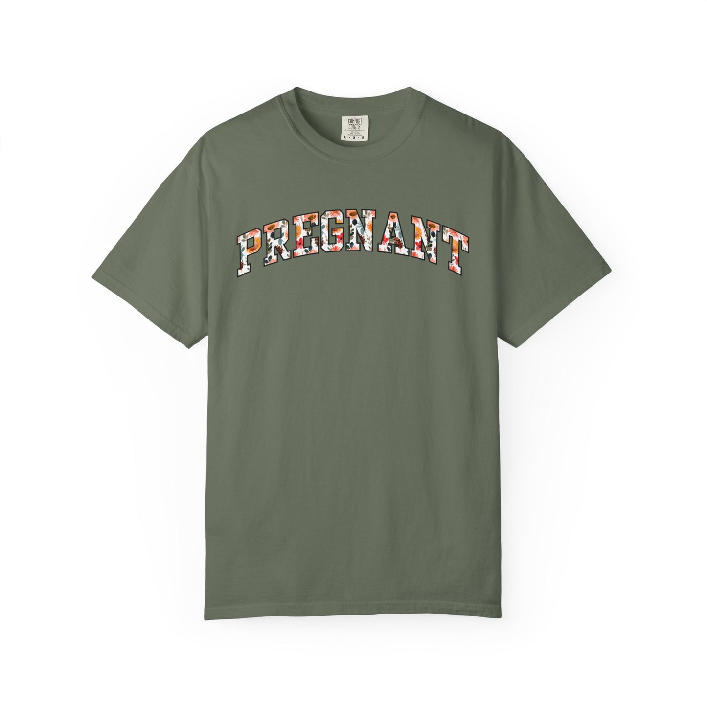 Floral Pregnant Shirt