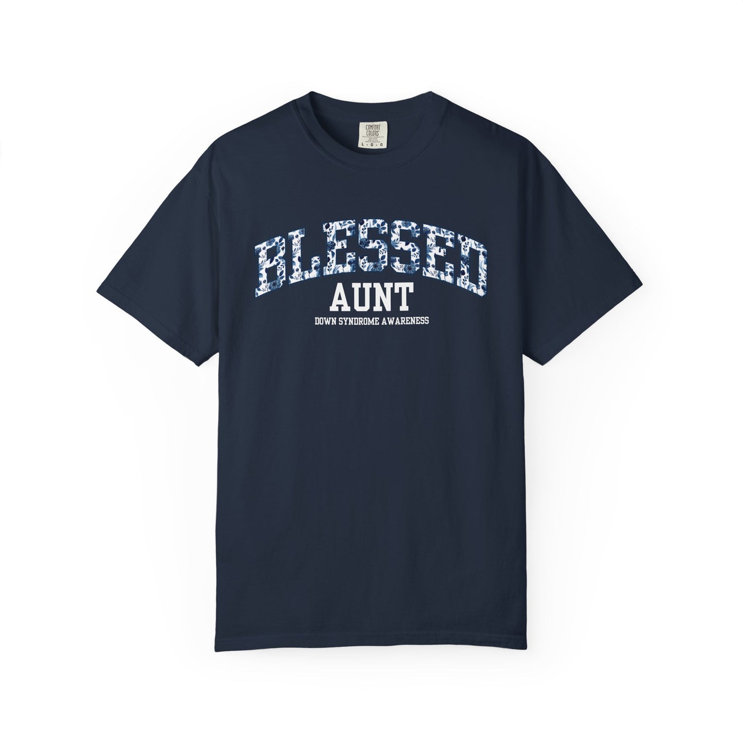 Floral Blessed Aunt Down Syndrome Shirt