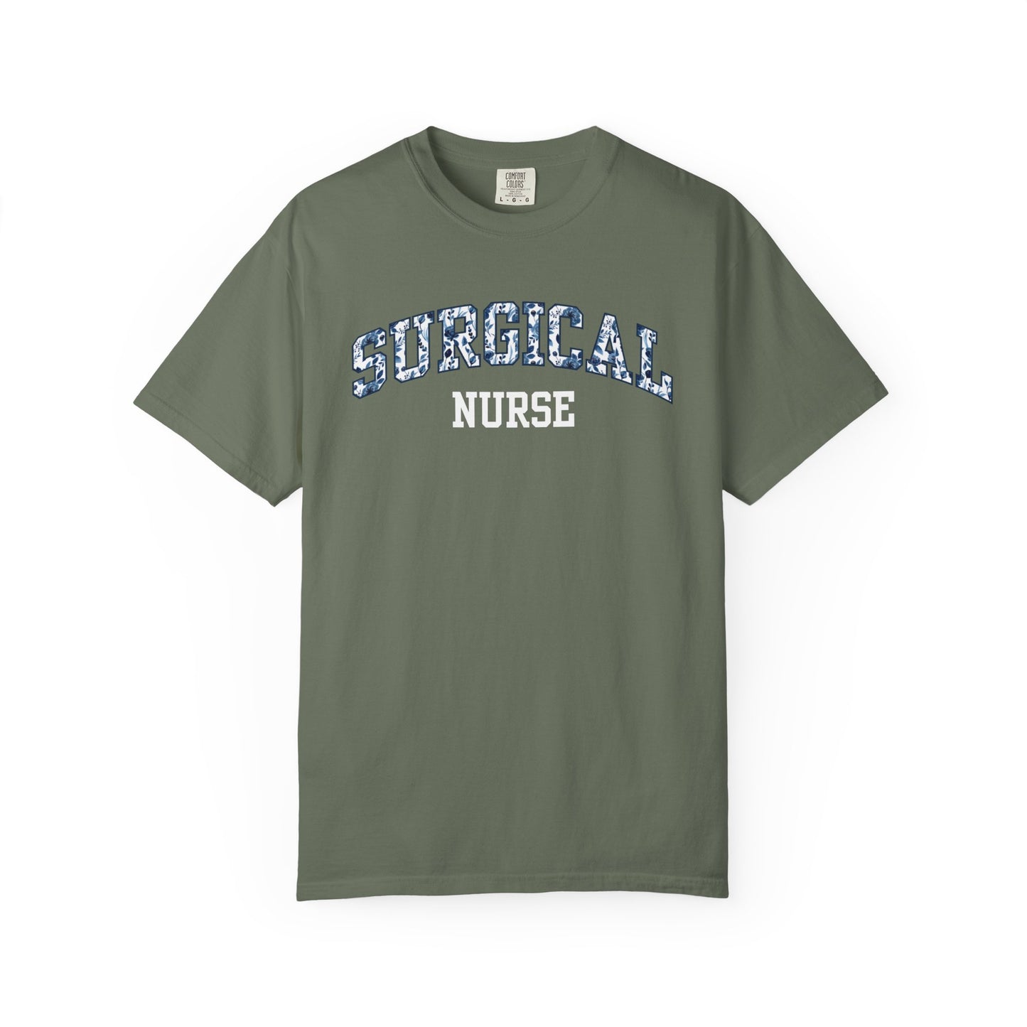 Floral Surgical Nurse Shirt