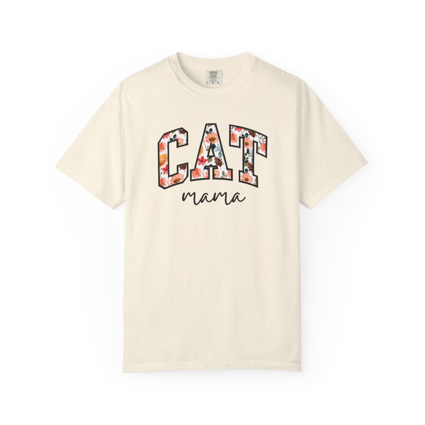 Floral Cat Mama Shirt