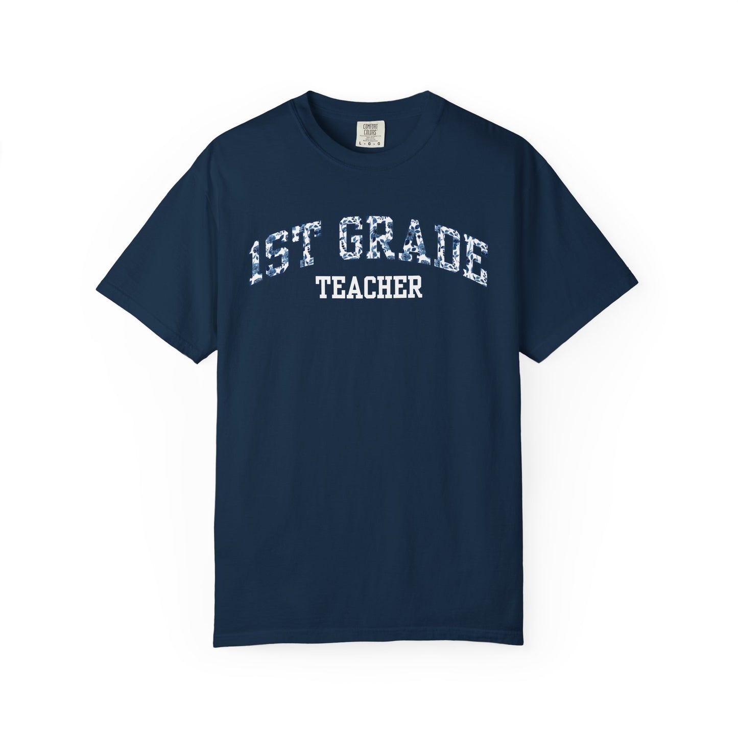 Floral First Grade Teacher Shirt