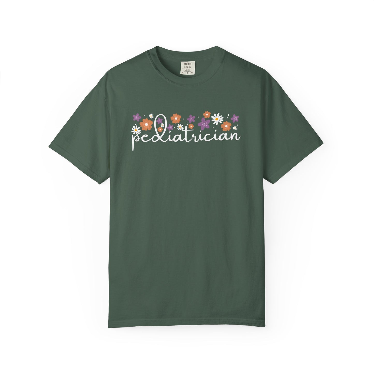 Floral Pediatrician Shirt