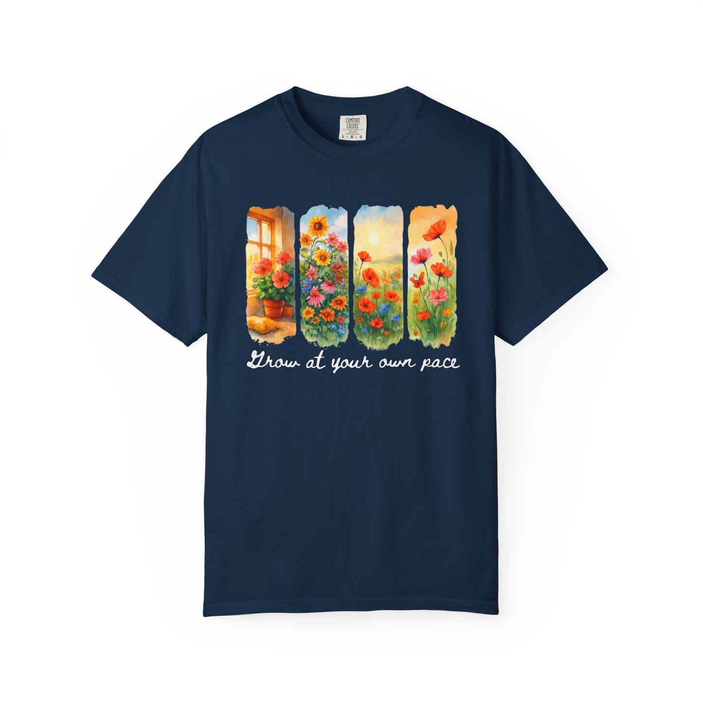 Floral Grow At Your Own Pace Shirt