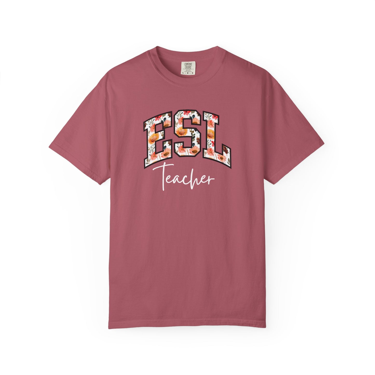 Floral ESL Teacher Shirt