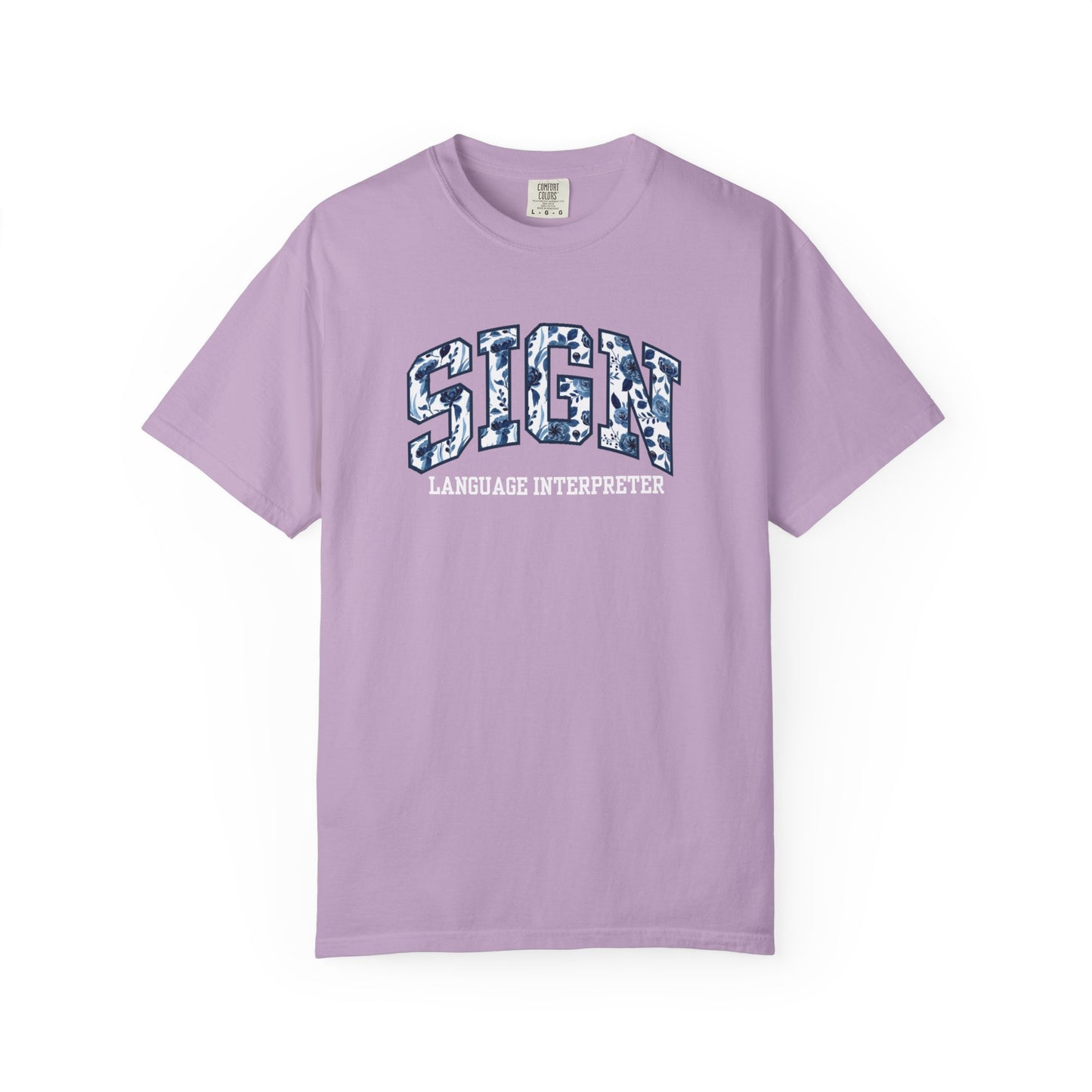 Floral Sign Language Interpreter Shirt