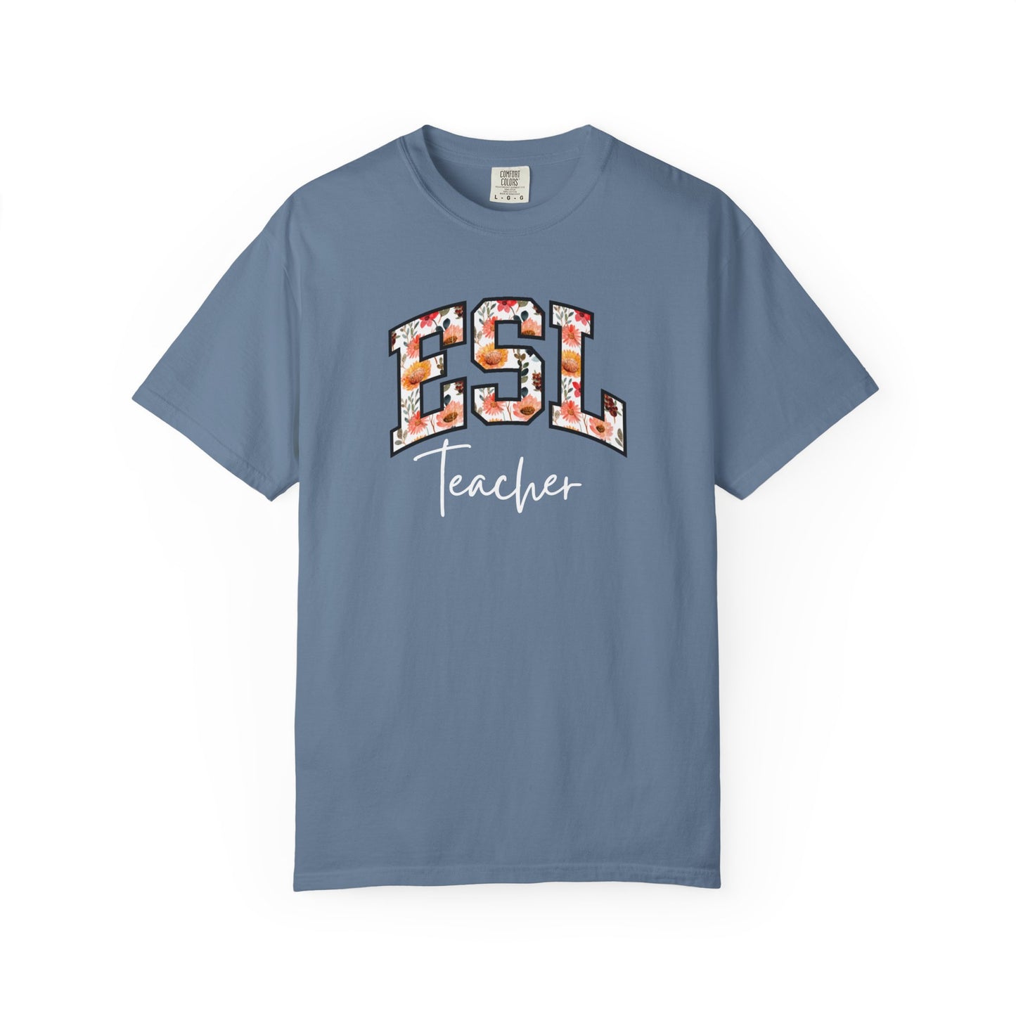 Floral ESL Teacher Shirt