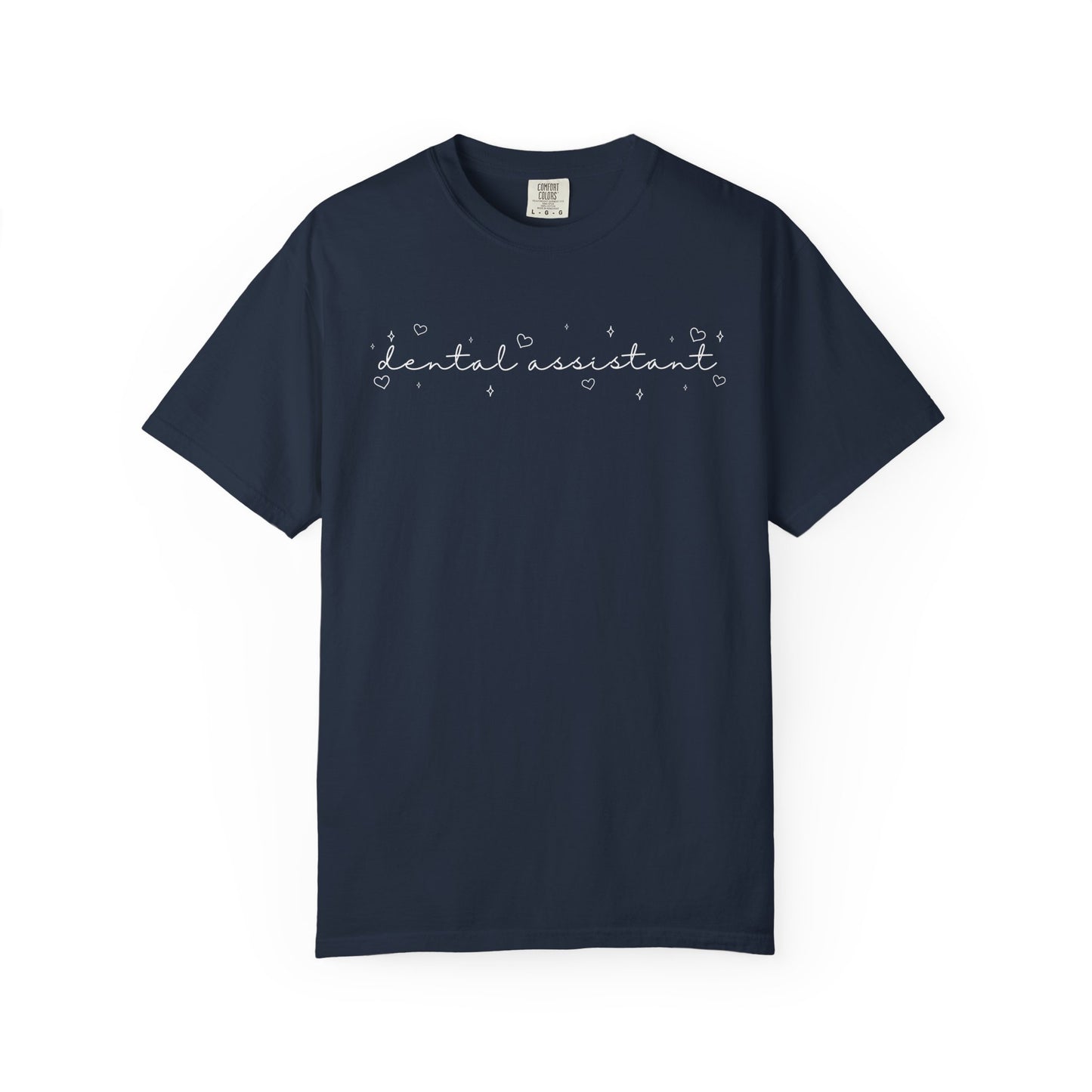 Dental Assistant Heart Sparkle Shirt