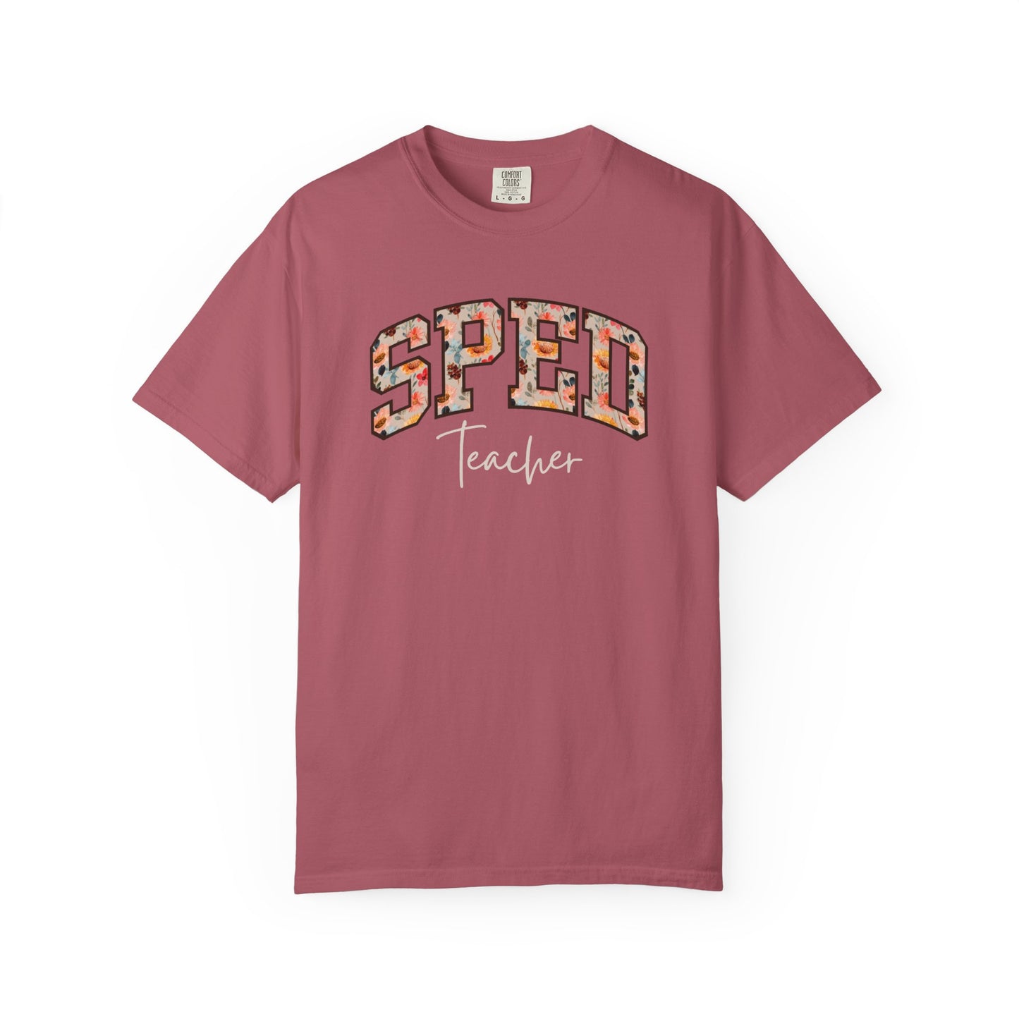 Floral SPED Teacher Shirt