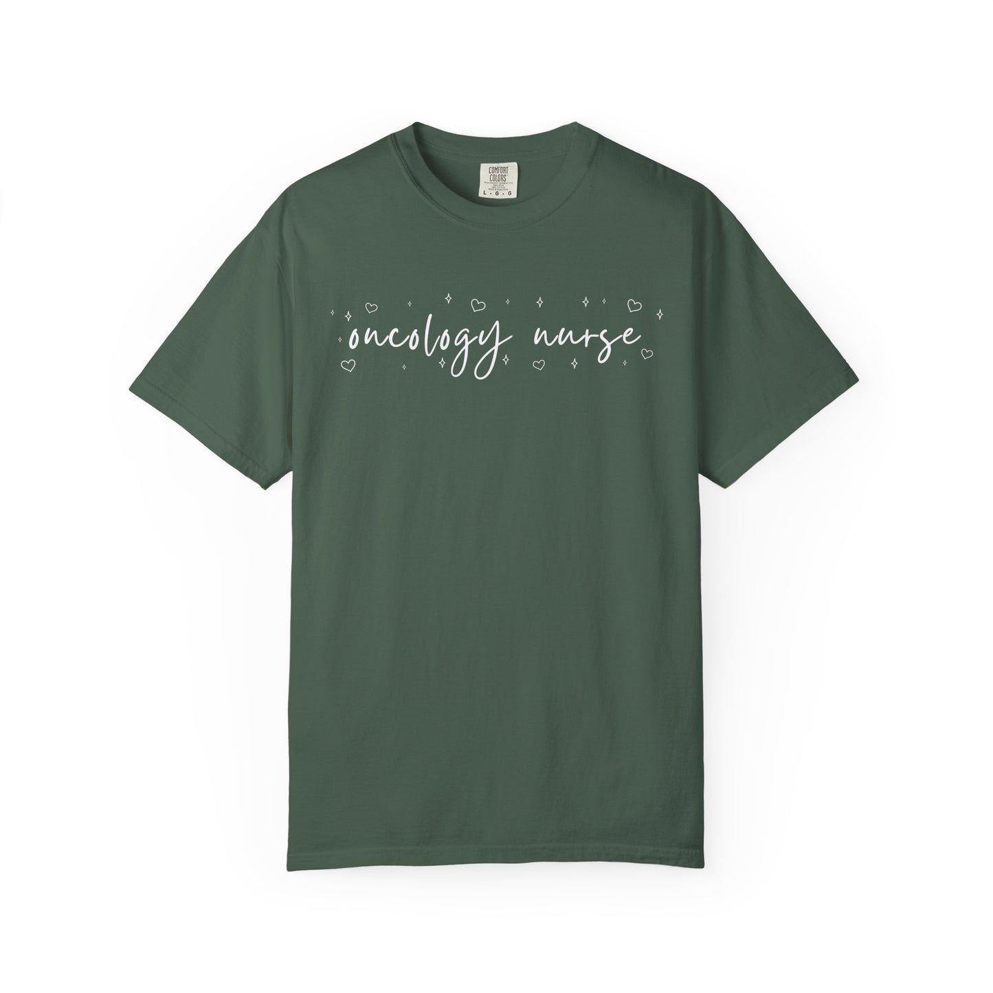 Oncology Nurse Heart Sparkle Shirt
