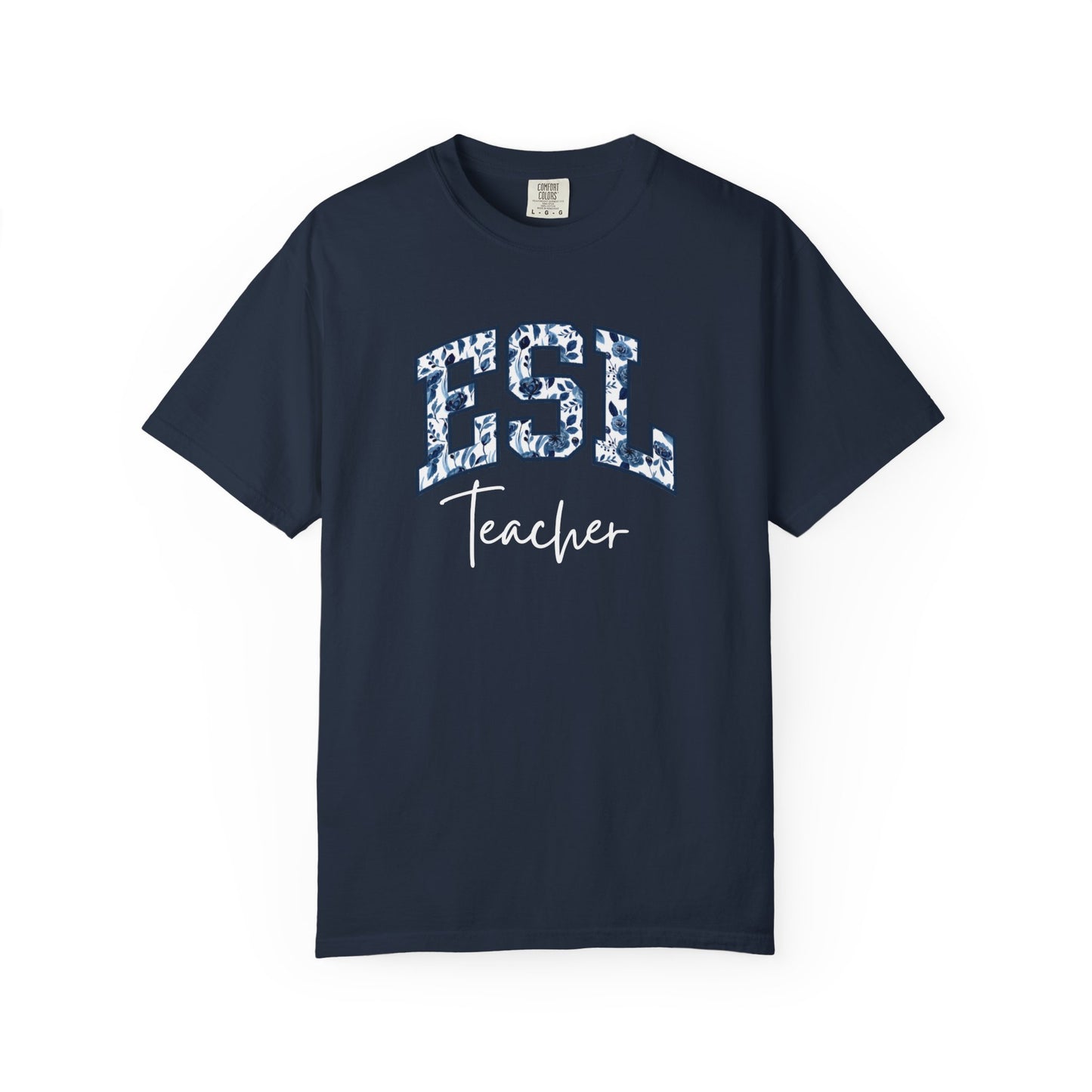 Floral ESL Teacher Shirt