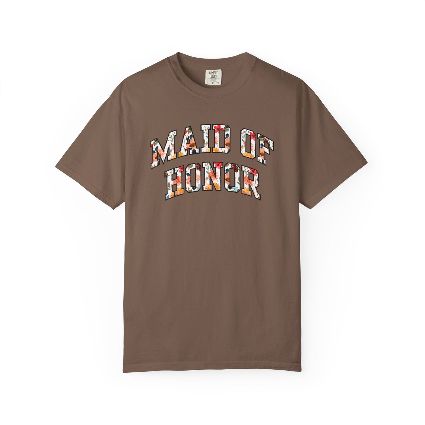 Floral Maid of Honor Shirt