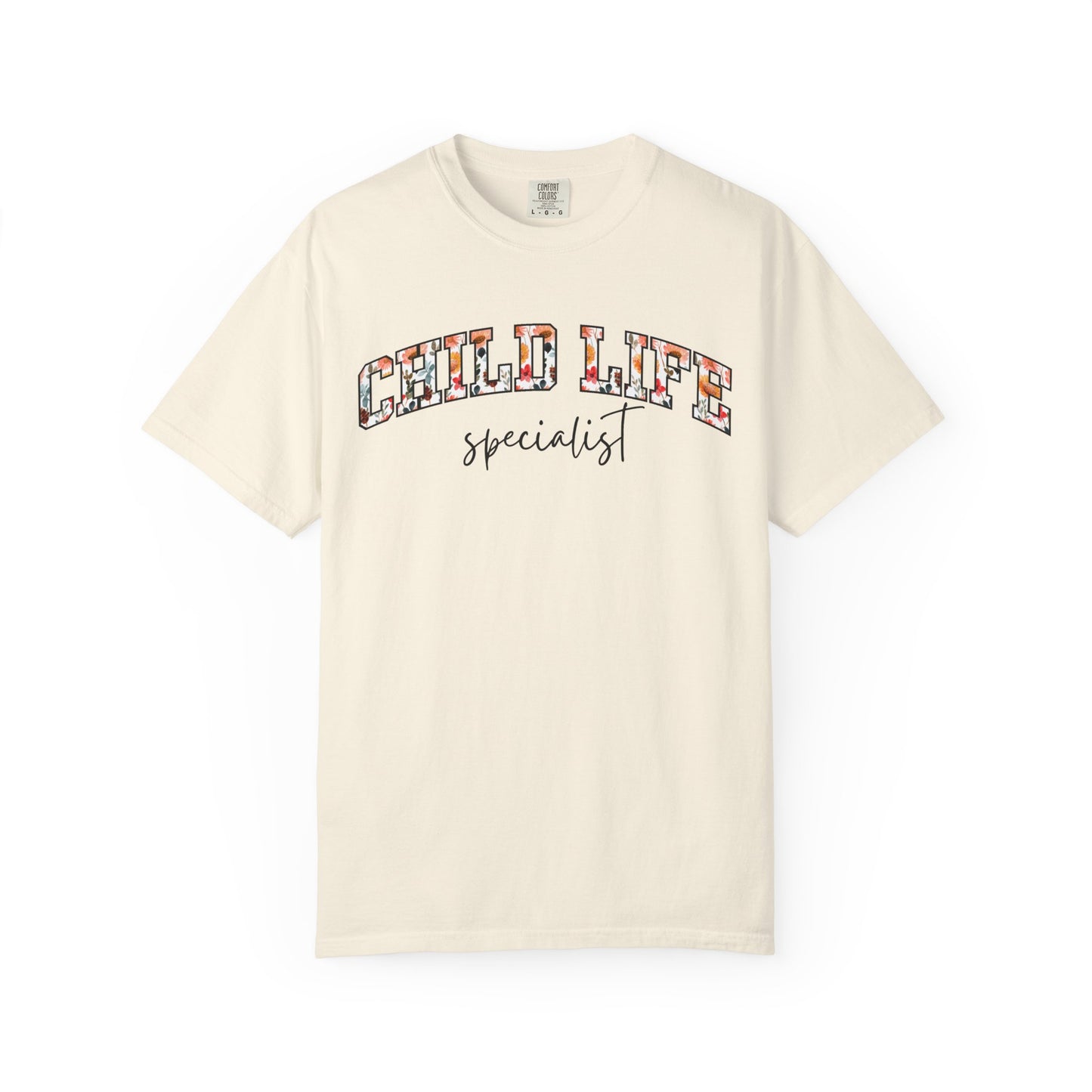 Floral Child Life Specialist Shirt