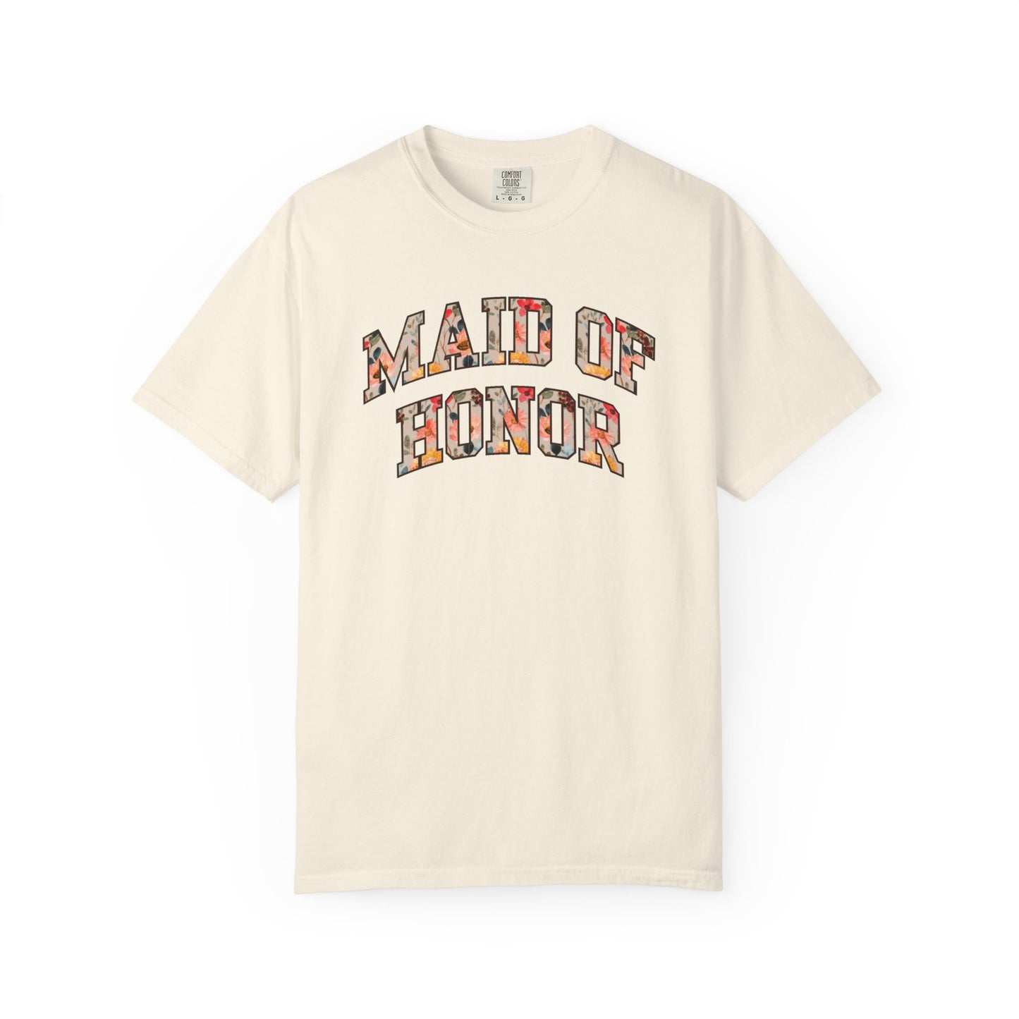 Floral Maid of Honor Shirt