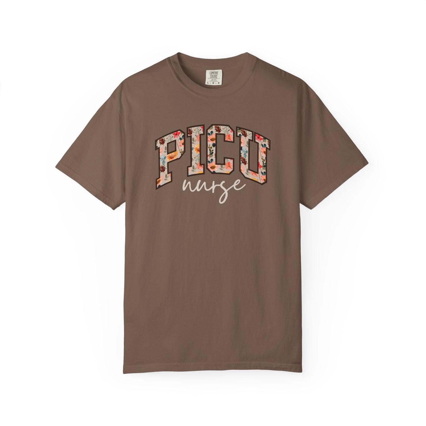 Floral PICU Nurse Shirt