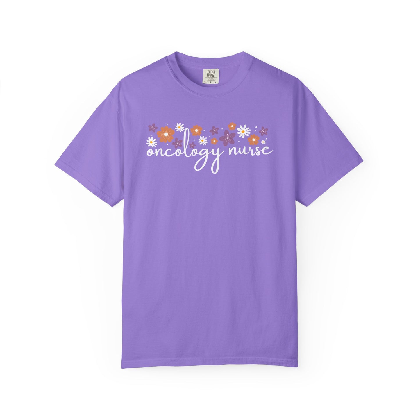 Floral Oncology Nurse Shirt