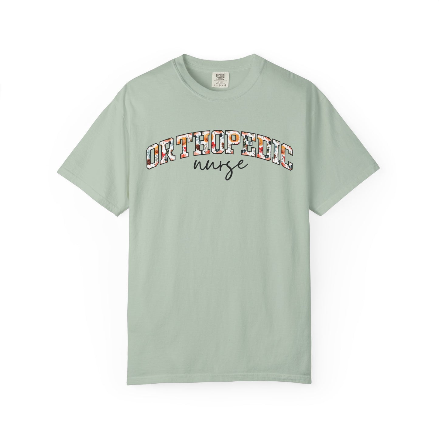 Floral Orthopedic Nurse Shirt