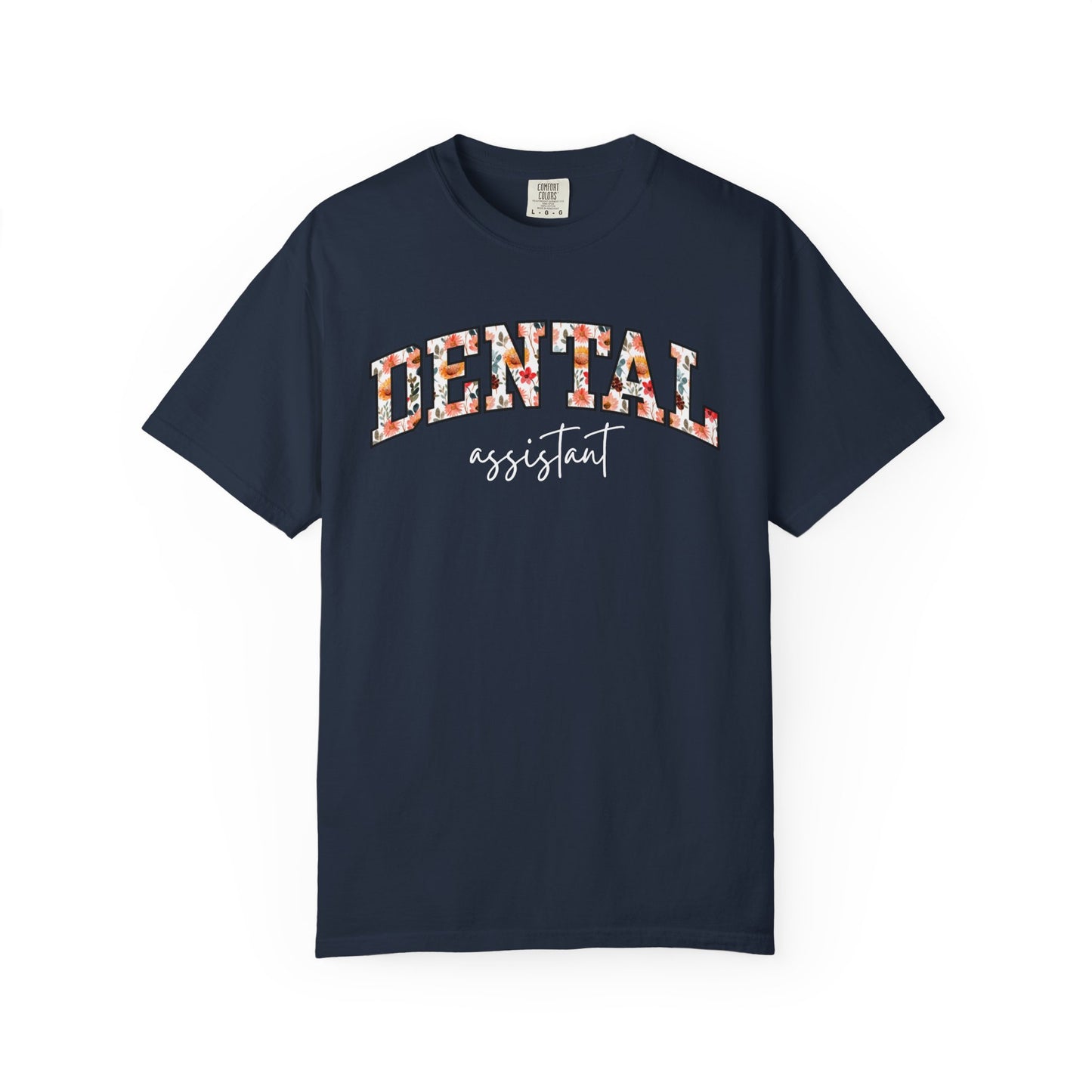 Floral Dental Assistant Shirt