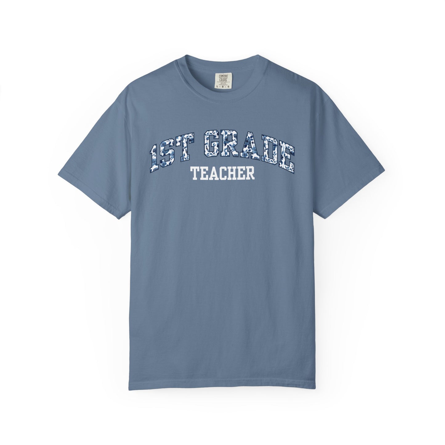 Floral First Grade Teacher Shirt