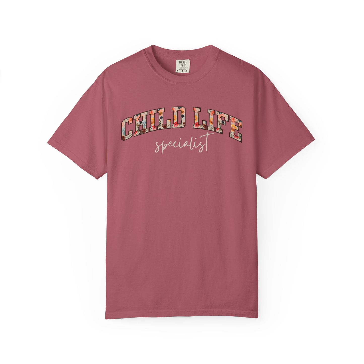 Floral Child Life Specialist Shirt