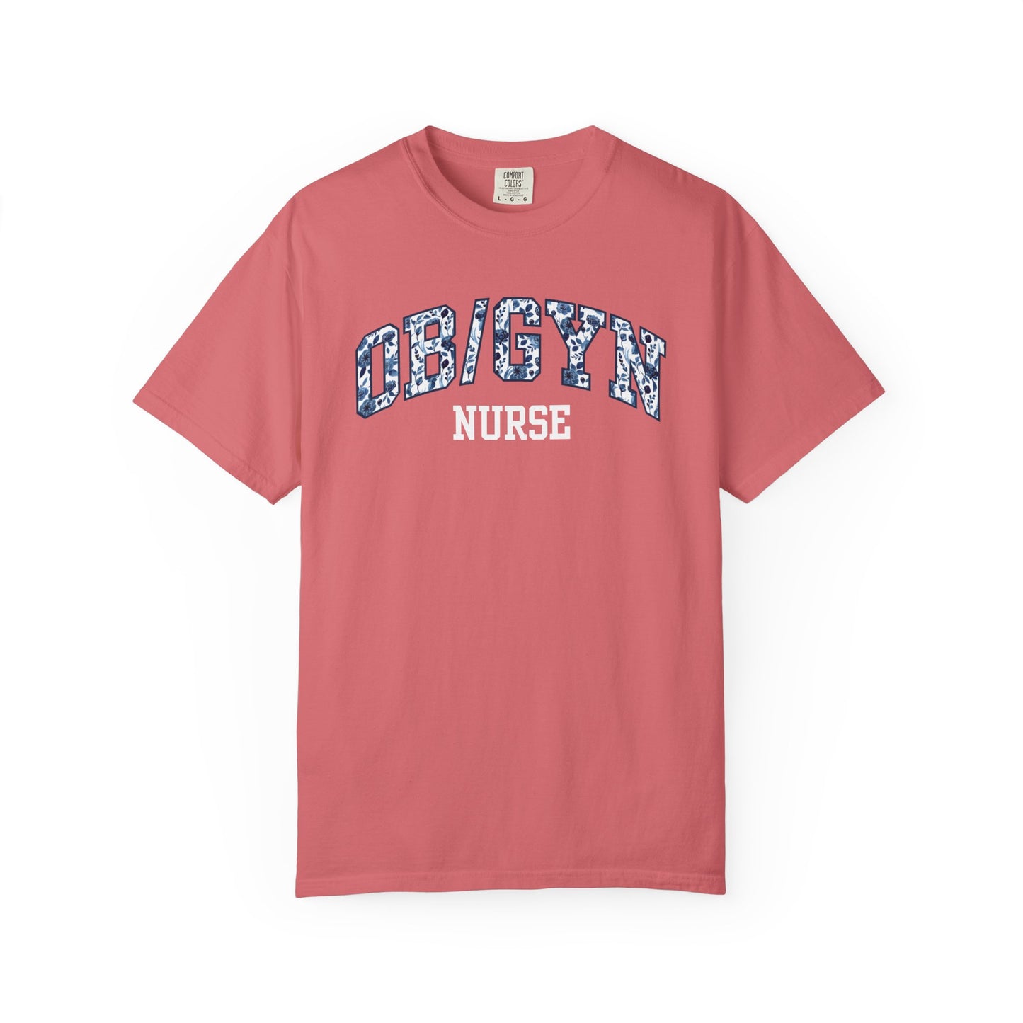 Floral OB/GYN Nurse Shirt