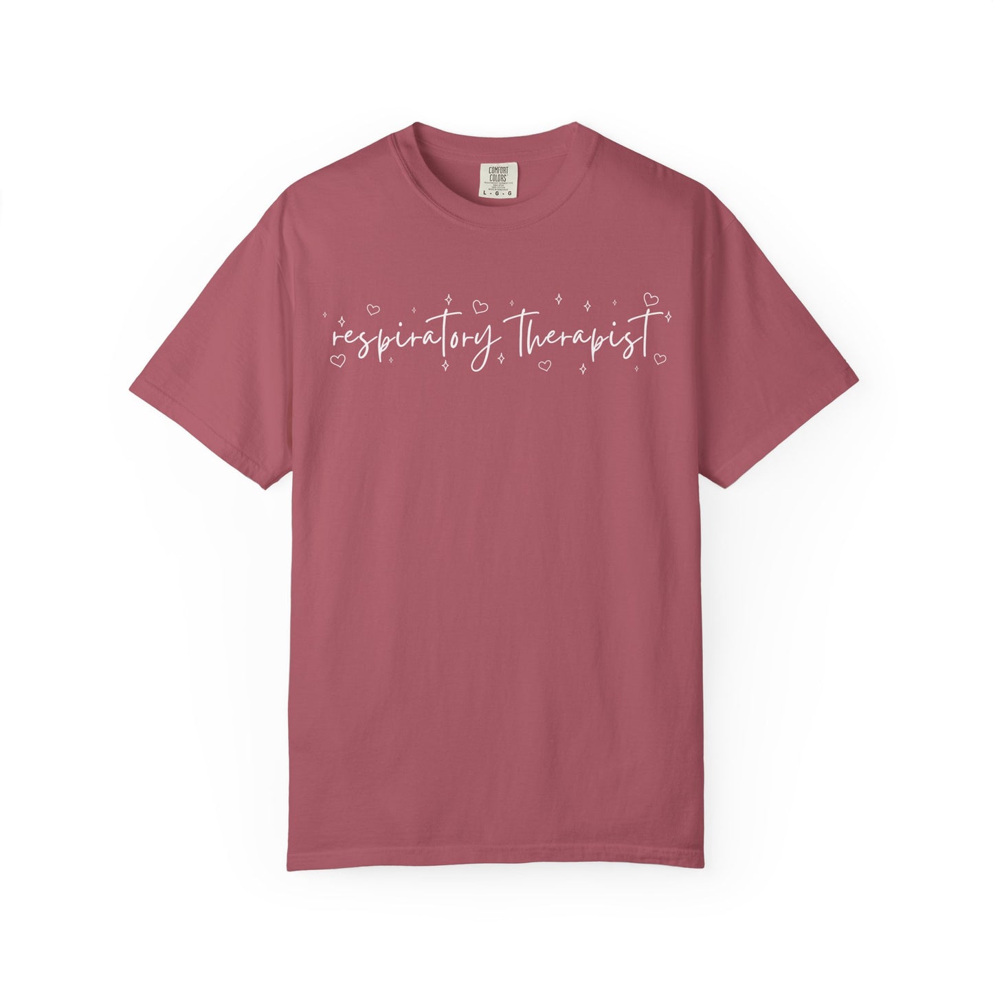 Respiratory Therapist Heart Sparkle Shirt