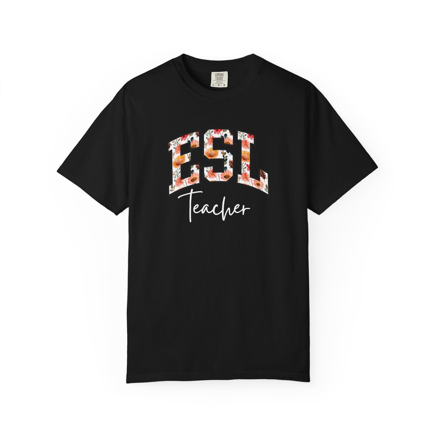 Floral ESL Teacher Shirt
