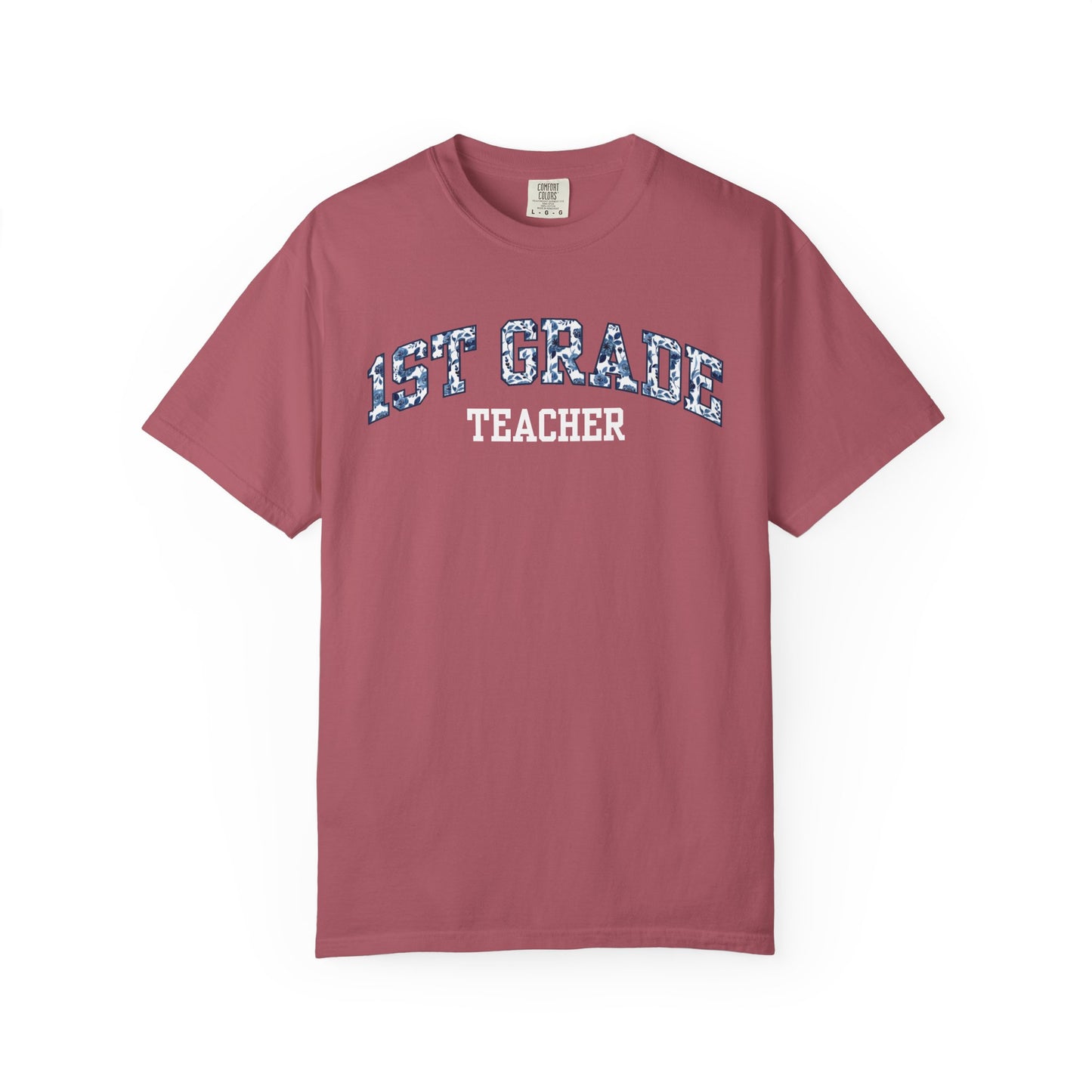 Floral First Grade Teacher Shirt