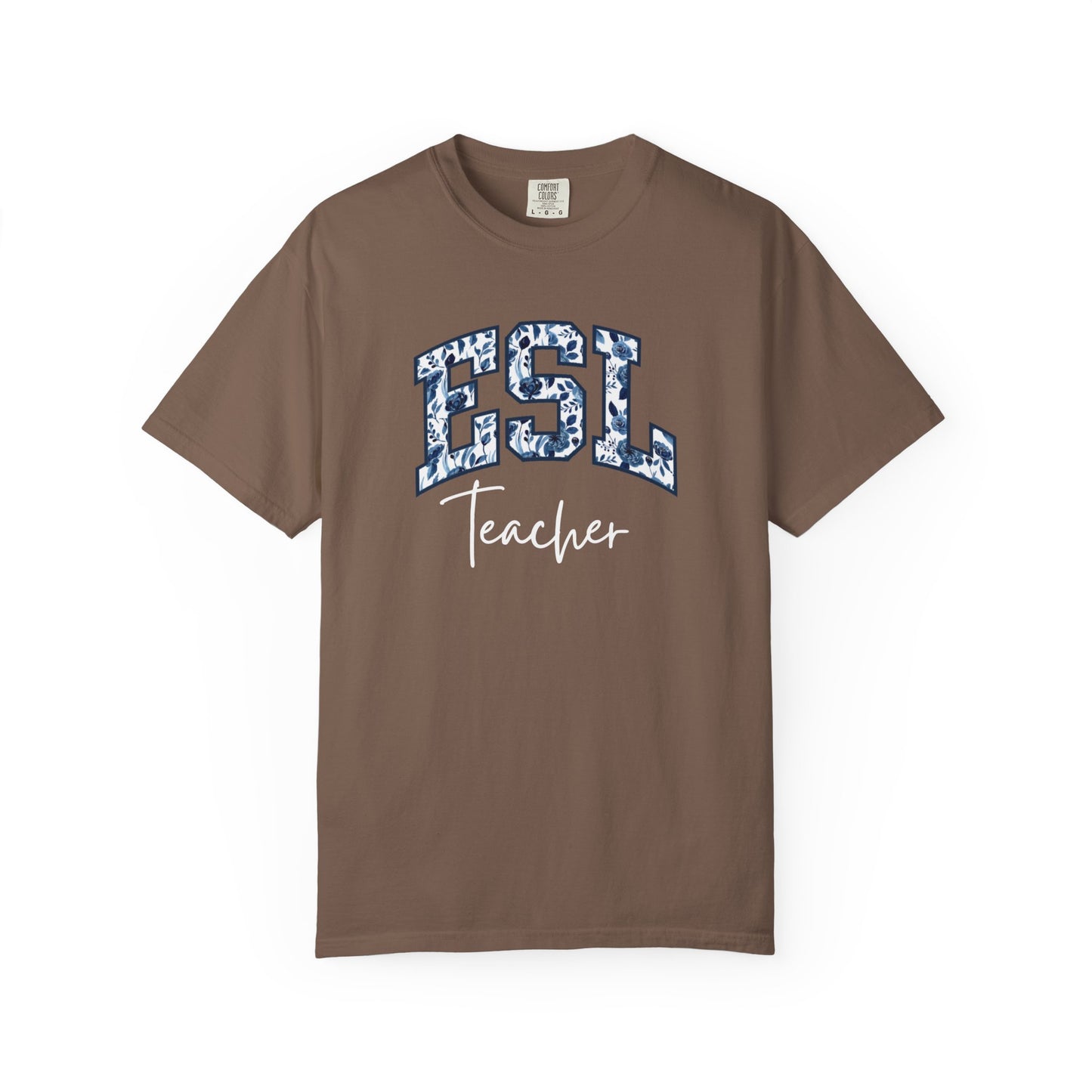 Floral ESL Teacher Shirt