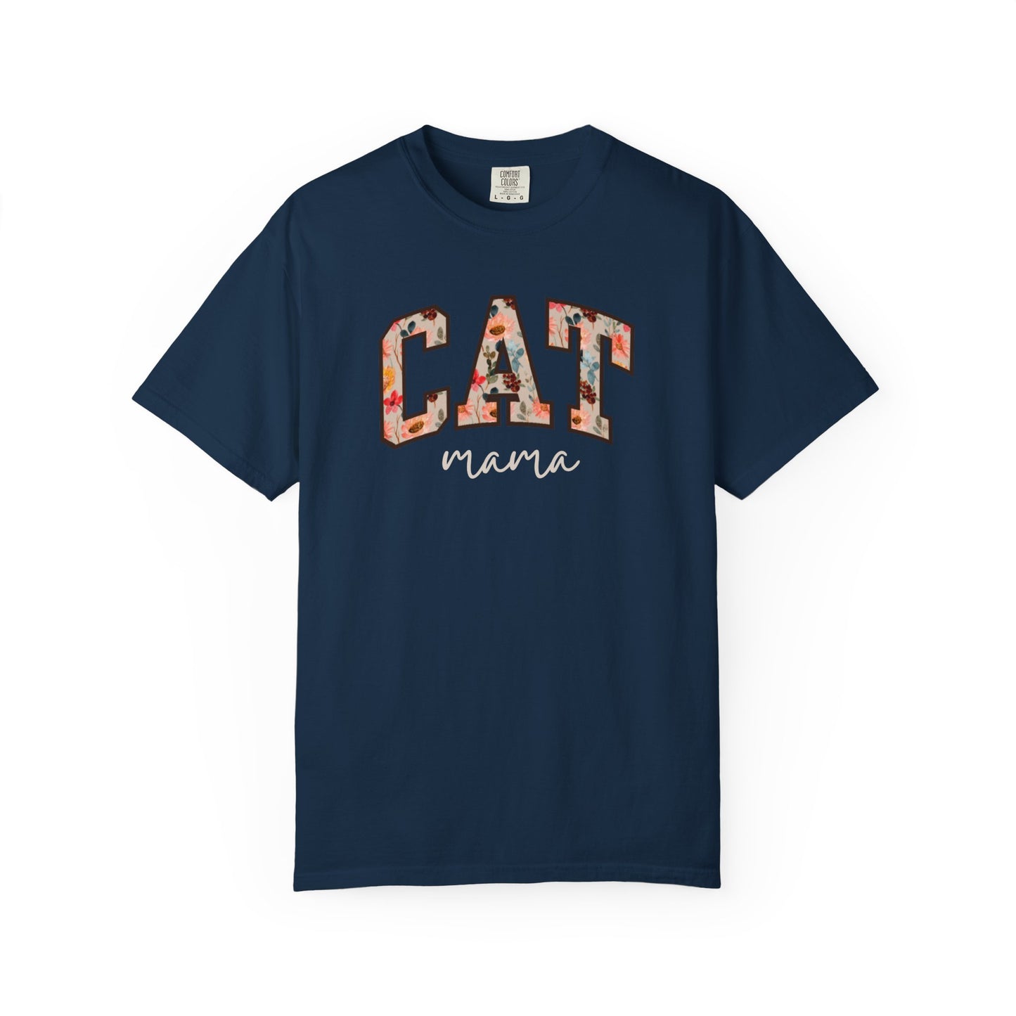 Floral Cat Mama Shirt