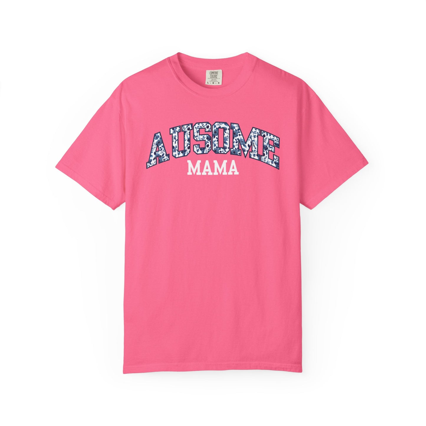 Floral Ausome Mama Autism Shirt