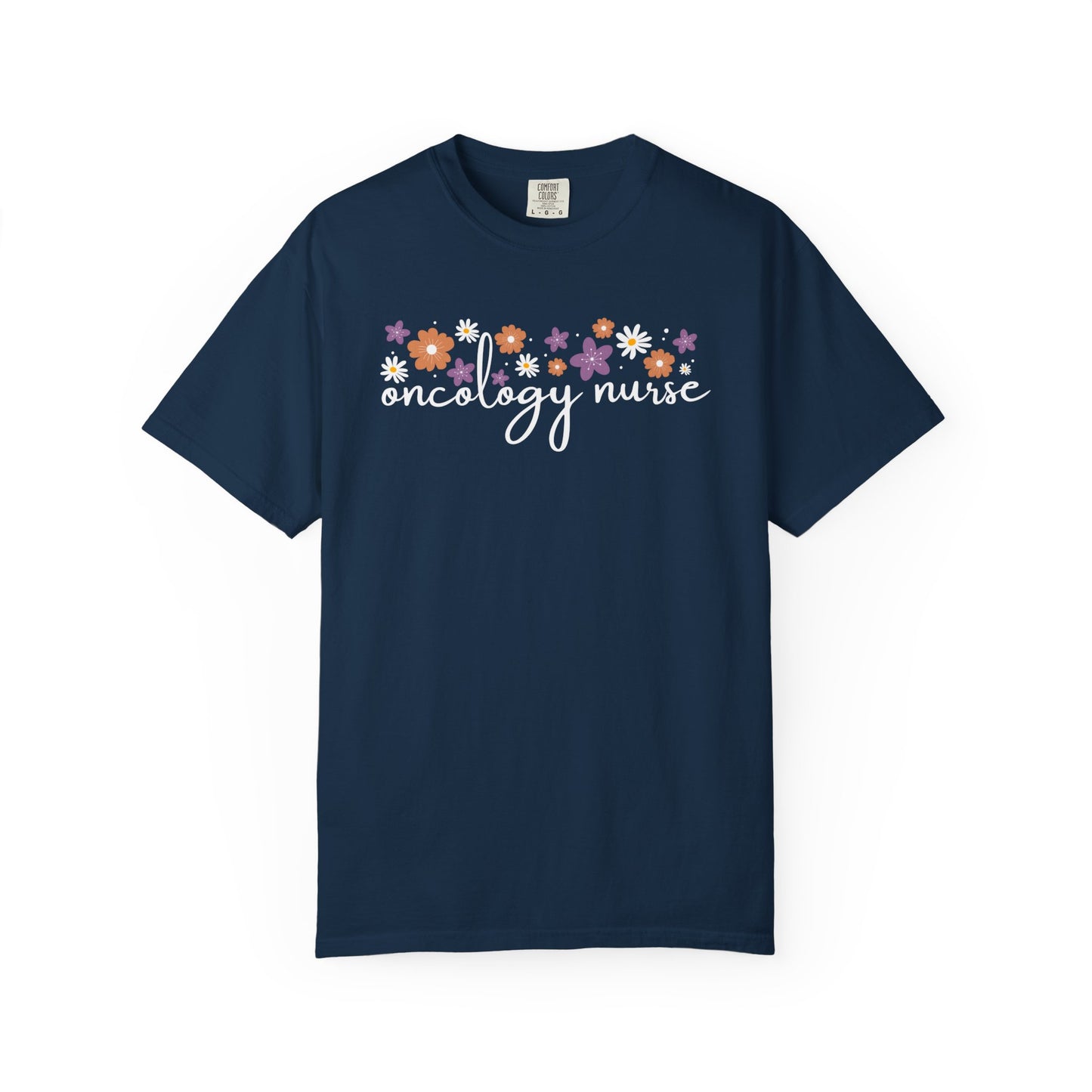 Floral Oncology Nurse Shirt