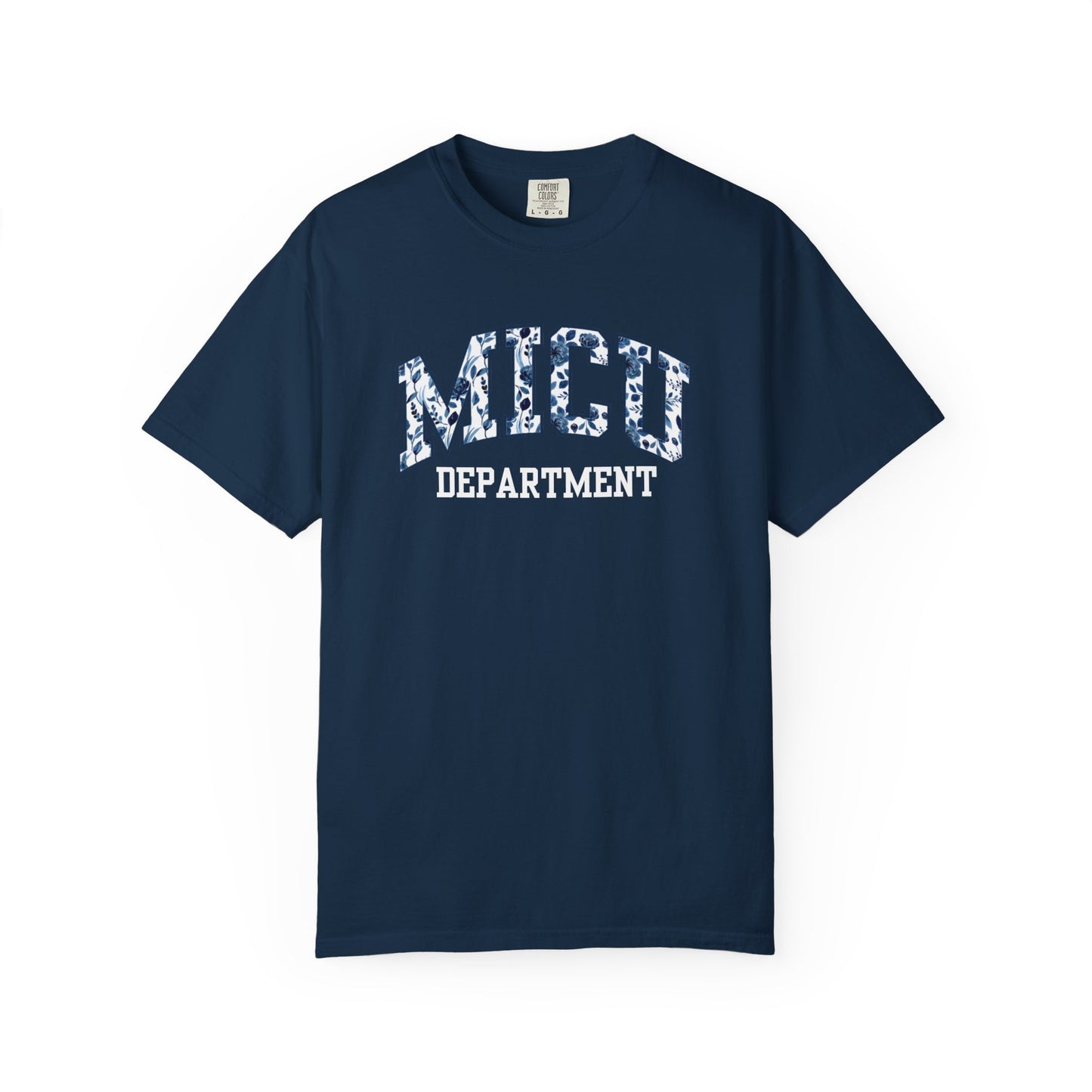 Floral MICU Department Shirt