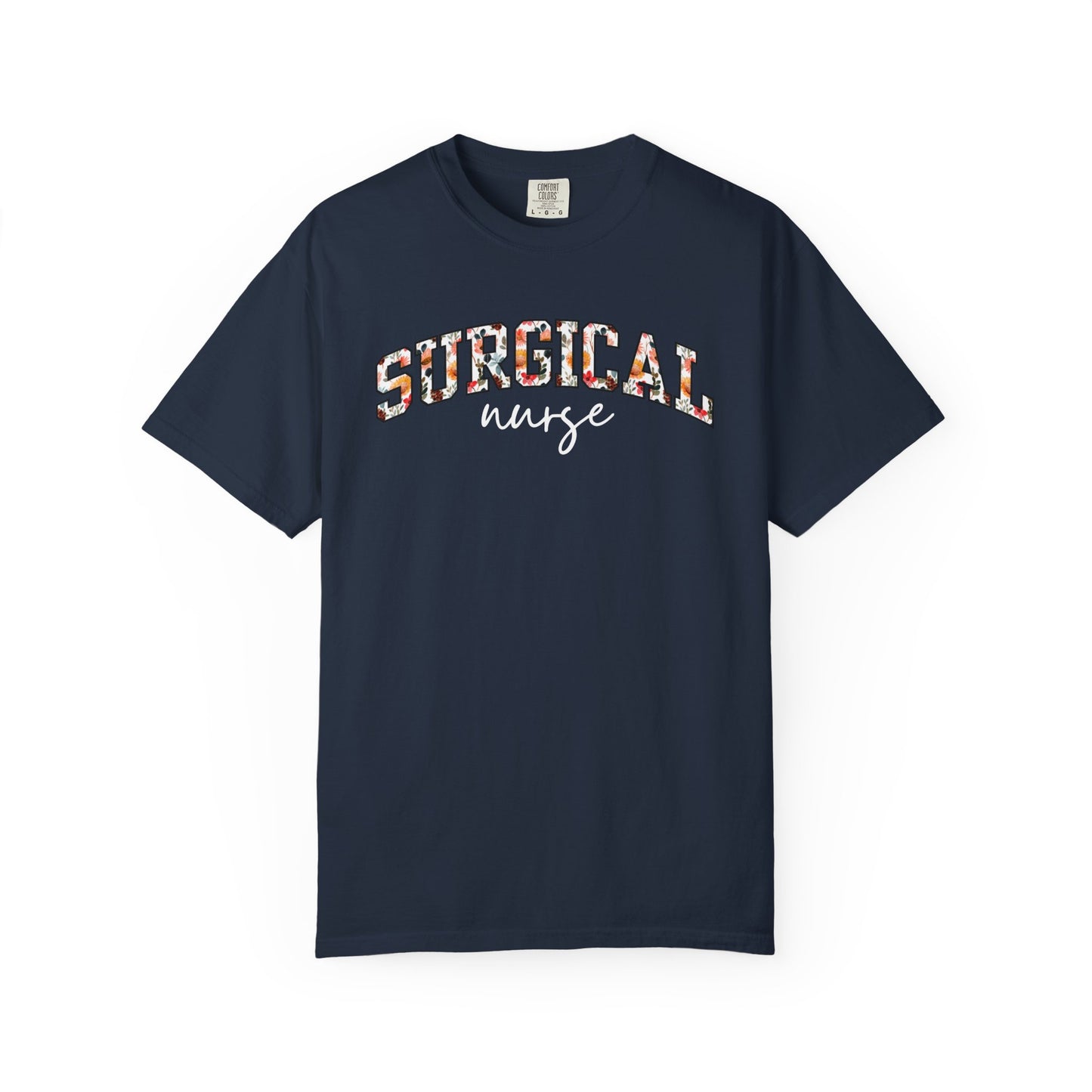 Floral Surgical Nurse Shirt
