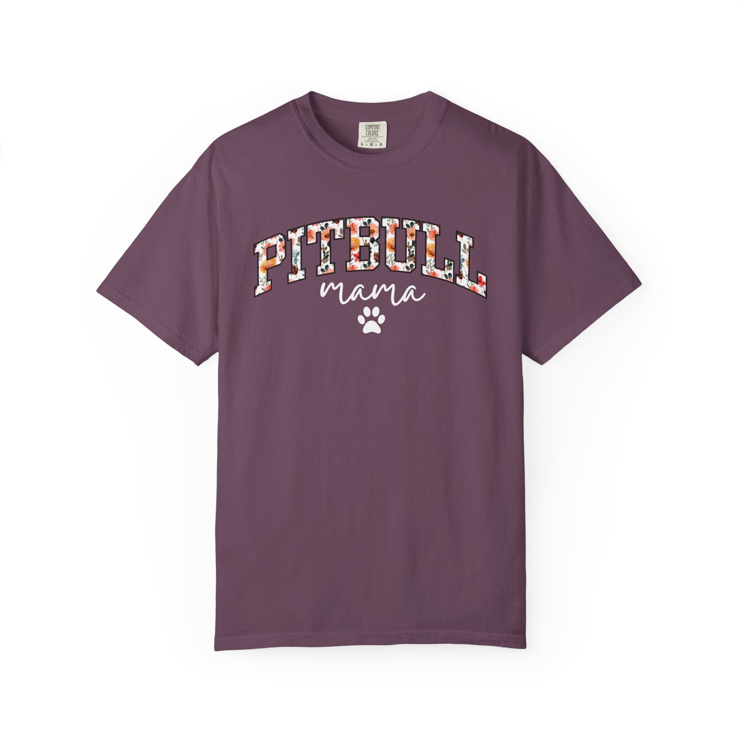 Floral Pitbull Mama Shirt