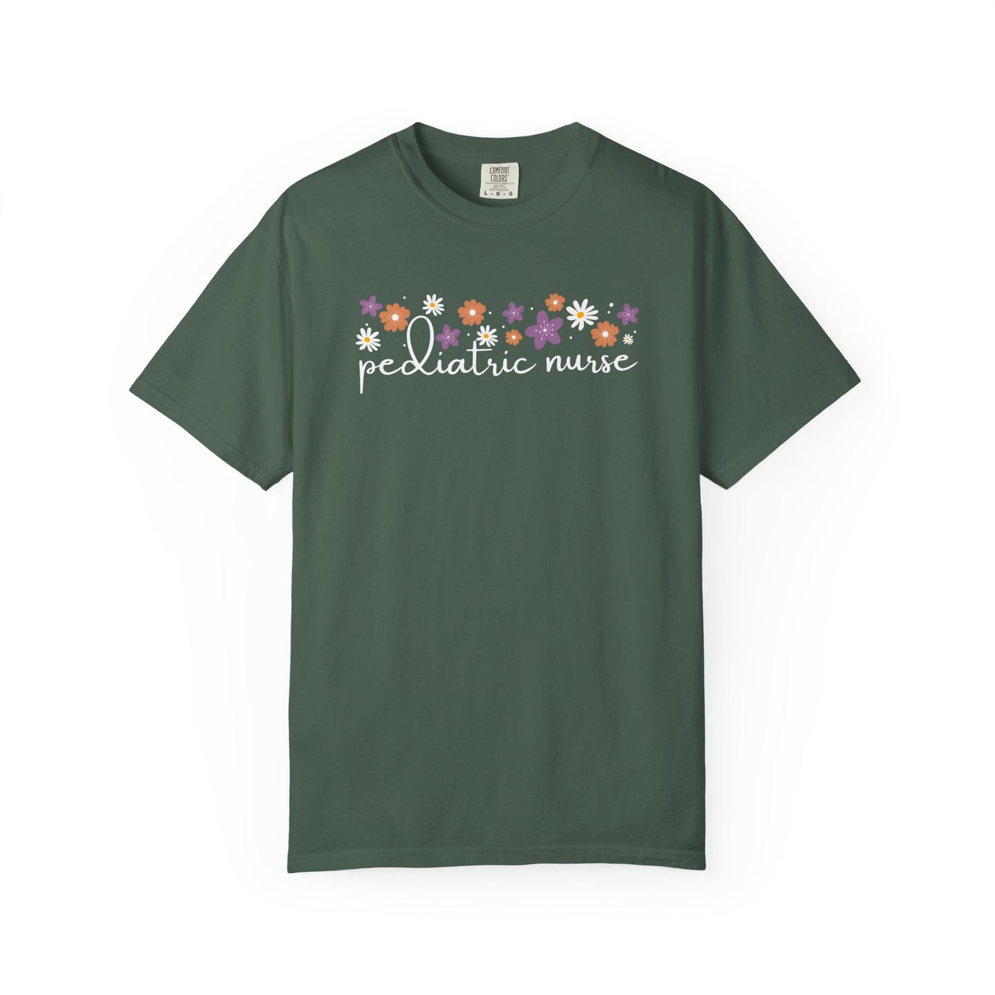 Floral Pediatric Nurse Shirt