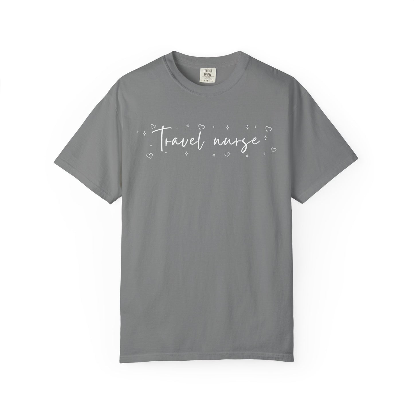 Travel Nurse Heart Sparkle Shirt