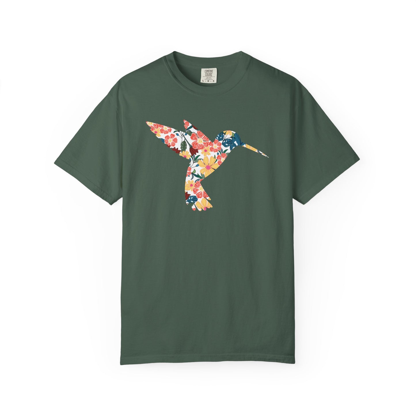 Floral Hummingbird Shirt