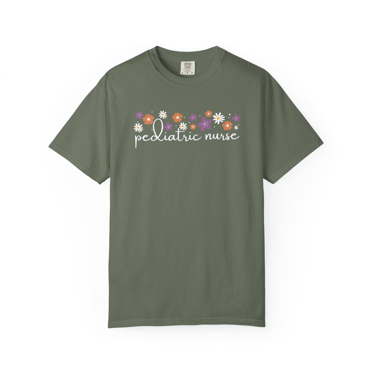 Floral Pediatric Nurse Shirt