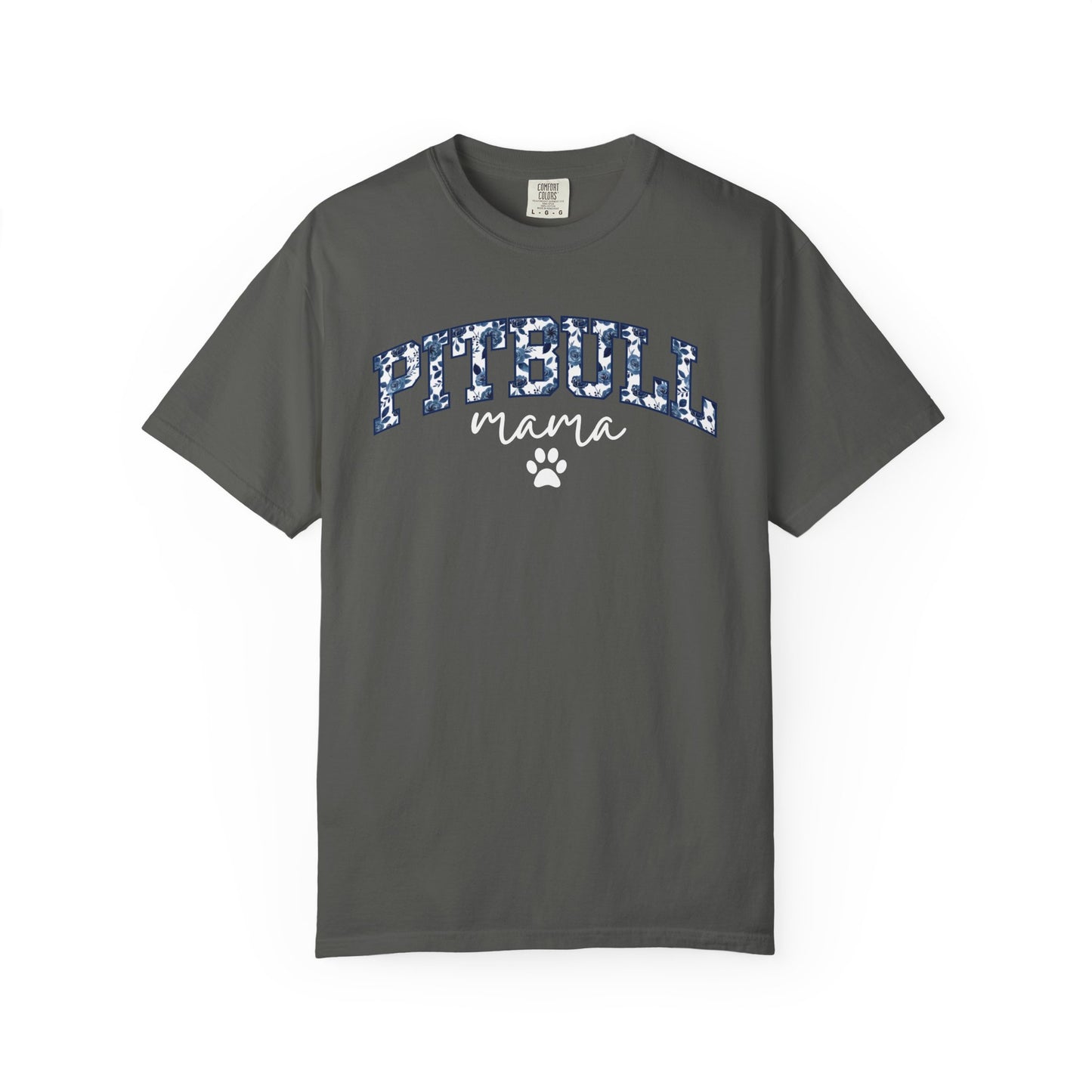 Floral Pitbull Mama Shirt
