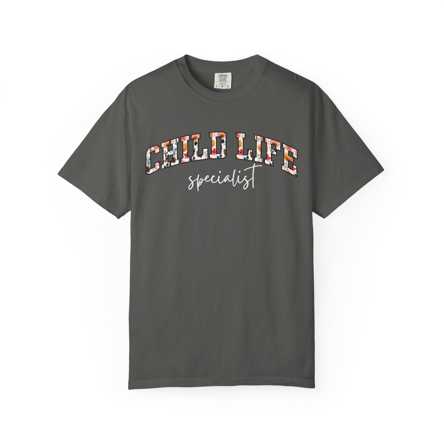 Floral Child Life Specialist Shirt