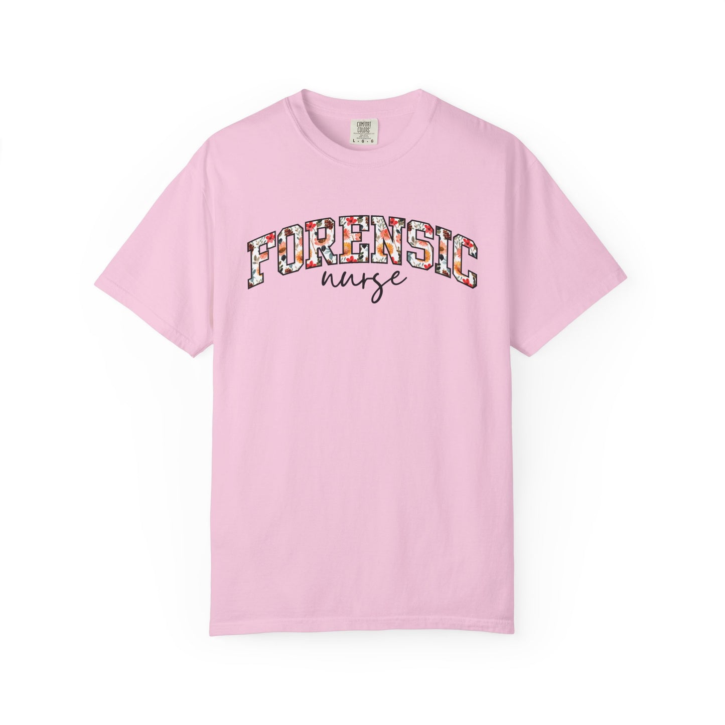 Floral Forensic Nurse Shirt